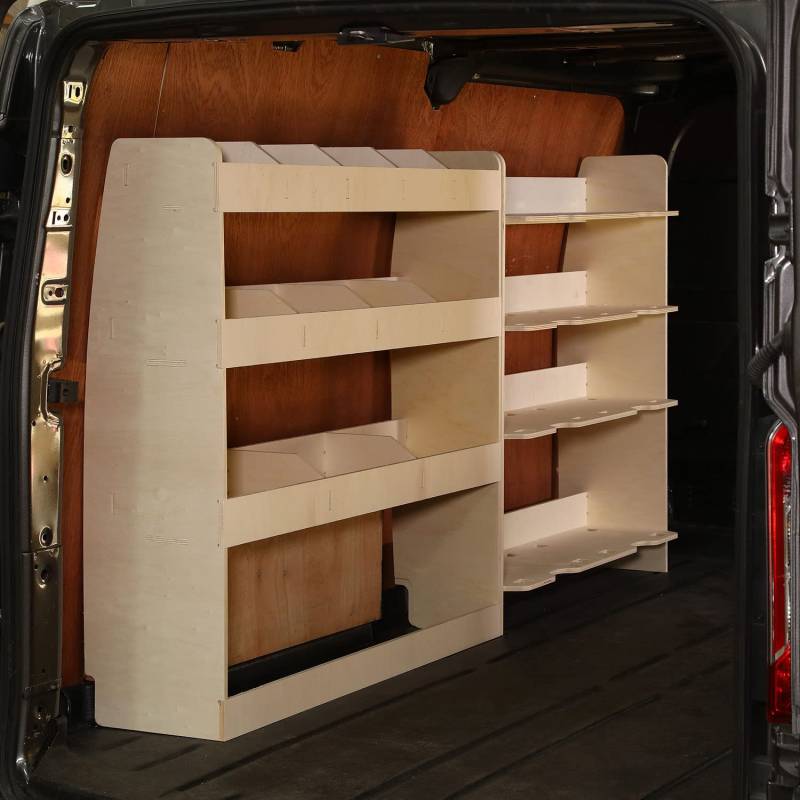 Vanify - Kompatibel mit Volkswagen Transporter T5 T6 L2 2003+ Fahrzeugeinrichtung Fahrzeugregale, Festool und hinteres Regal von VANIFY