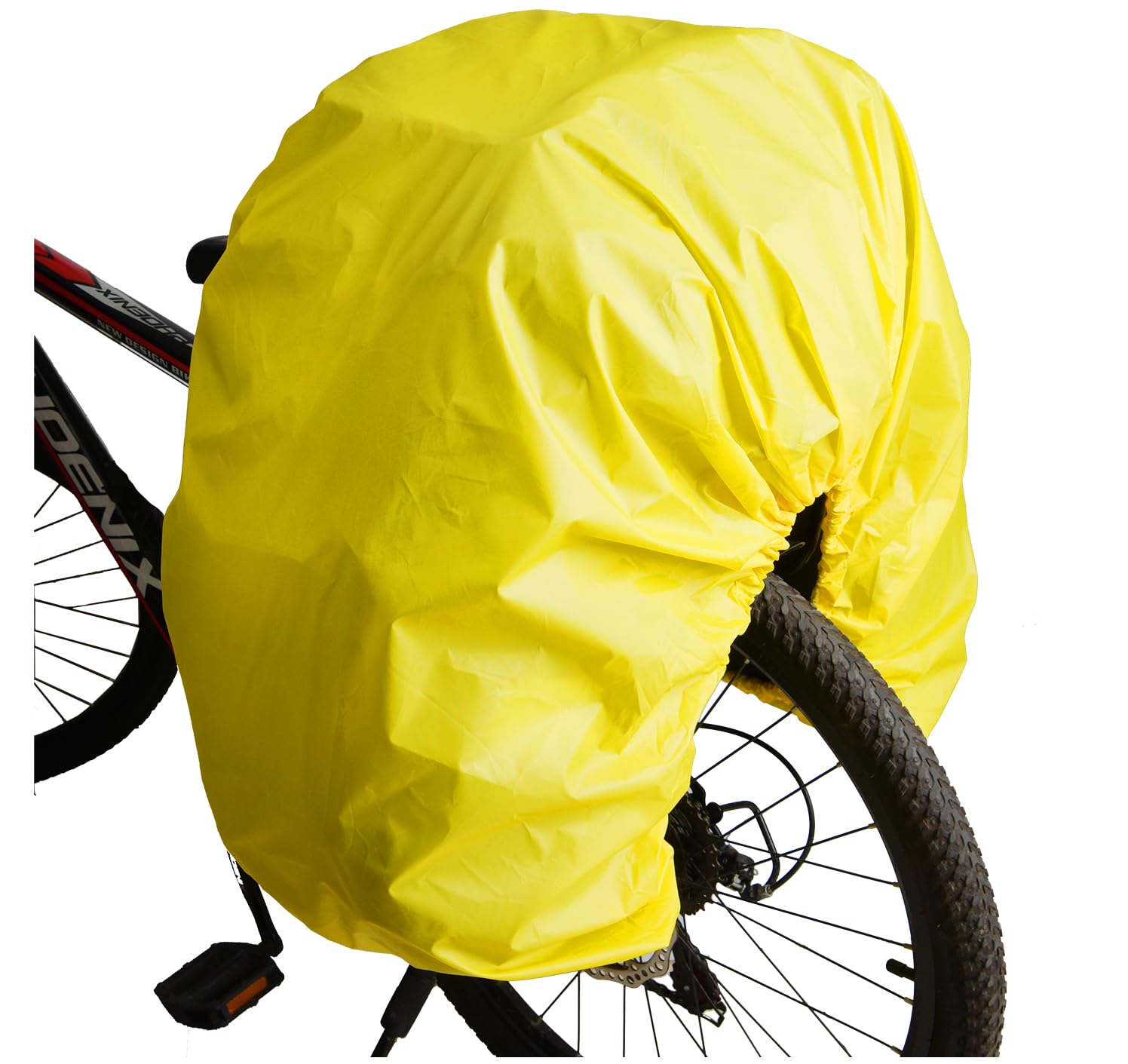 VAOLOAV 100L Regenhülle für Regenüberzug Rahrradkorb Fahrradtasche Gepäckträger wasserdichte Gelb von VAOLOAV