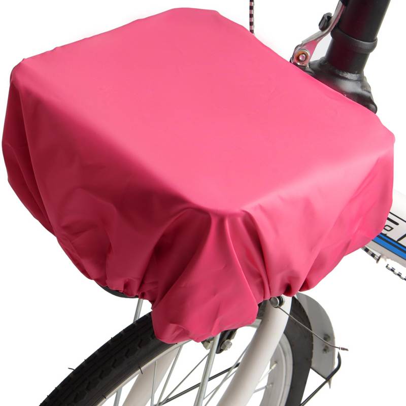 VAOLOAV 5L to 20L Regenschutz für Fahrradkorb Regenschutz Rosa Fahrradkorb Regenschutz Abdeckung Überzug für Fahrradkorb Wasserabweisend Farradtasche Bikebasket Regenhaube Heißes Rosa von VAOLOAV