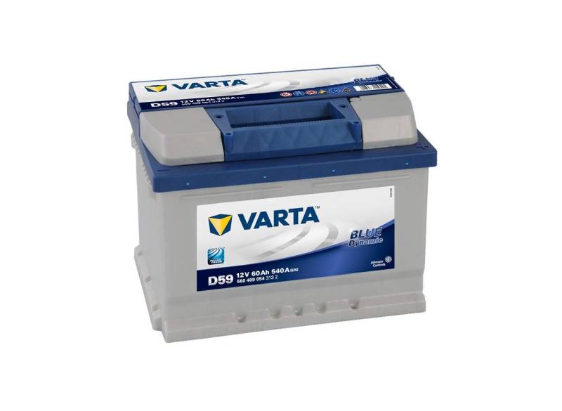 Varta D59 Autobatterie 58360 Blue Dynamic, 12V, 60 Ah, 540 A, NiCAD von Varta