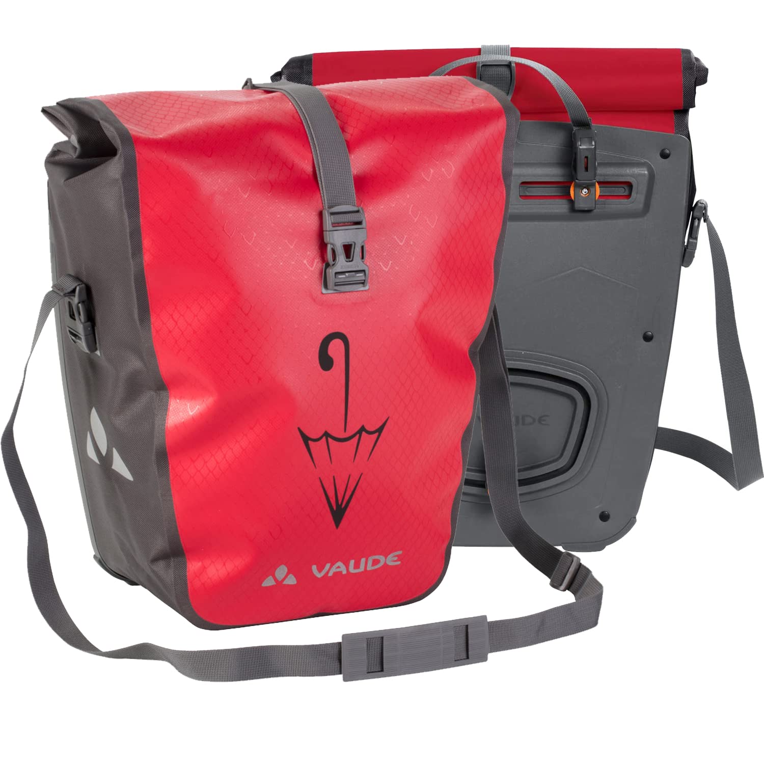 VAUDE Aqua Back Fahrradtasche Sondermodell mit Schirmlogo Hinterradtasche Gepäckträgertasche von VAUDE