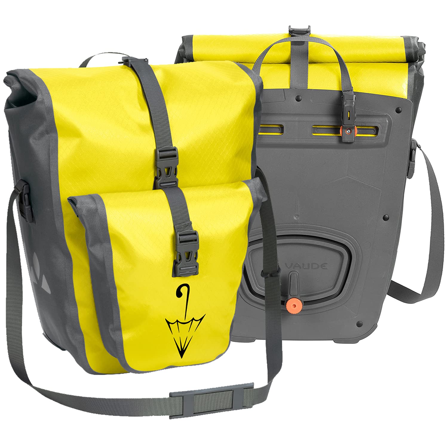 VAUDE Aqua Back Plus Hinterradtaschen Gepäckträgertasche (Canary SE, Einheitsgröße) von VAUDE