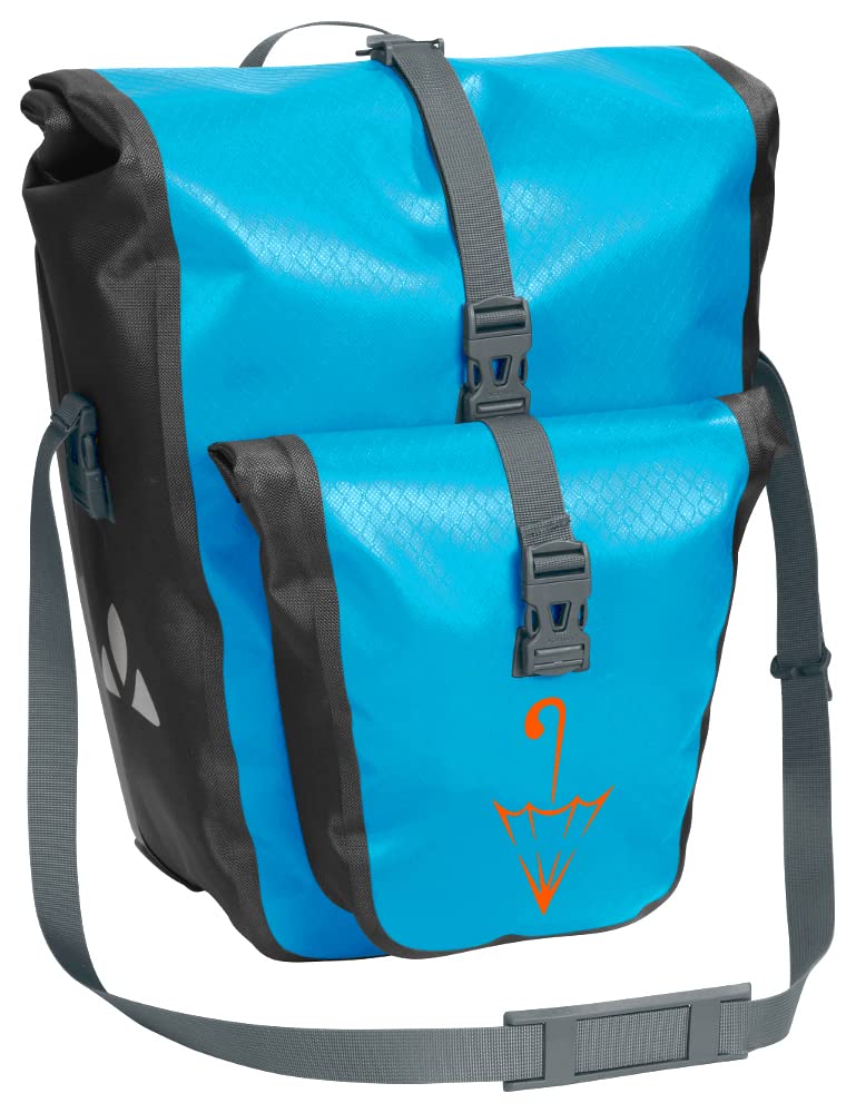 VAUDE Aqua Back Plus Single Sondermodell mit Schirmlogo Hinterradtasche Gepäckträgertasche, Icicle SE von VAUDE