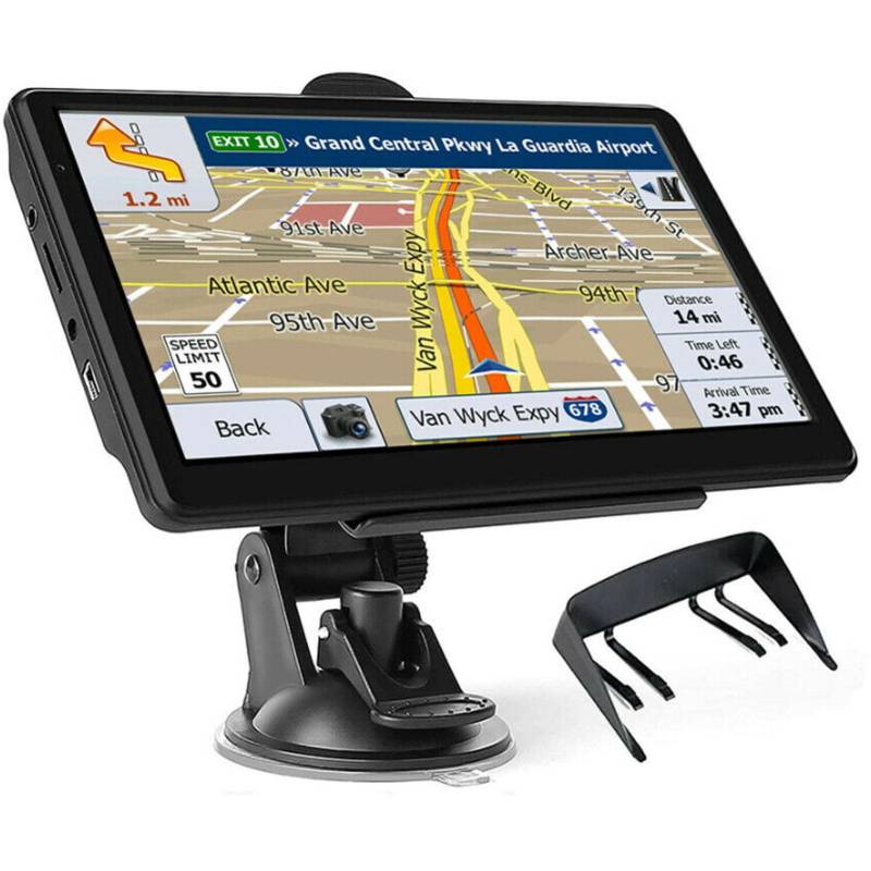 VBESTLiFE GPS-Navigation, 7-Zoll-HD-Touchscreen, Elektrische Navigationsinstrumente, 8 GB ROM, 256 MB, Wiederaufladbar, UnterstüTzt WLAN, FüR Autos, Lastwagen von VBESTLIFE