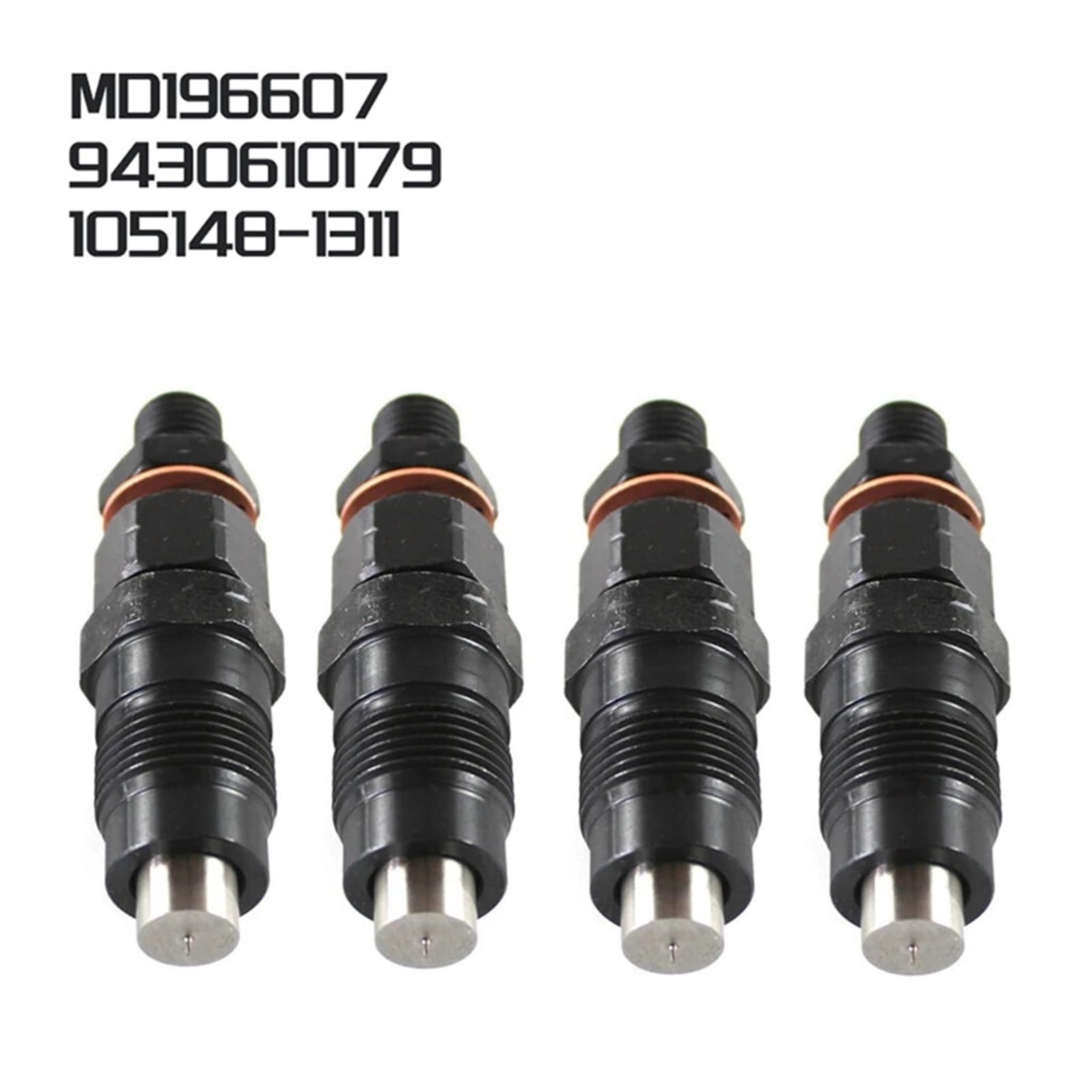 VBKSLVR 4Pcs Motor Kraftstoff Injektor Düse Kompatibel for Mitsubishi L400 L200 L300 for MD196607 9430610179 105148-1311 von VBKSLVR