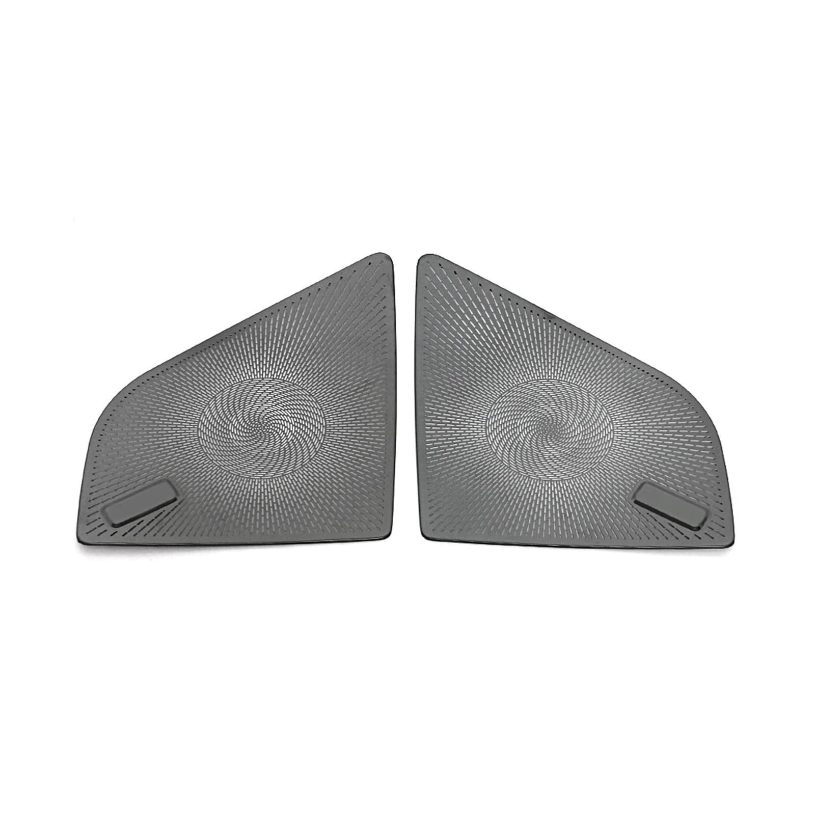 VBKSLVRL Auto-Audio-Lautsprecherabdeckung Lautsprecherpolster Zierrahmen Aufkleber Kompatibel for Porsche 911 2019-2024 Edelstahl-Innenausstattung(Front door A-2PCS) von VBKSLVRL