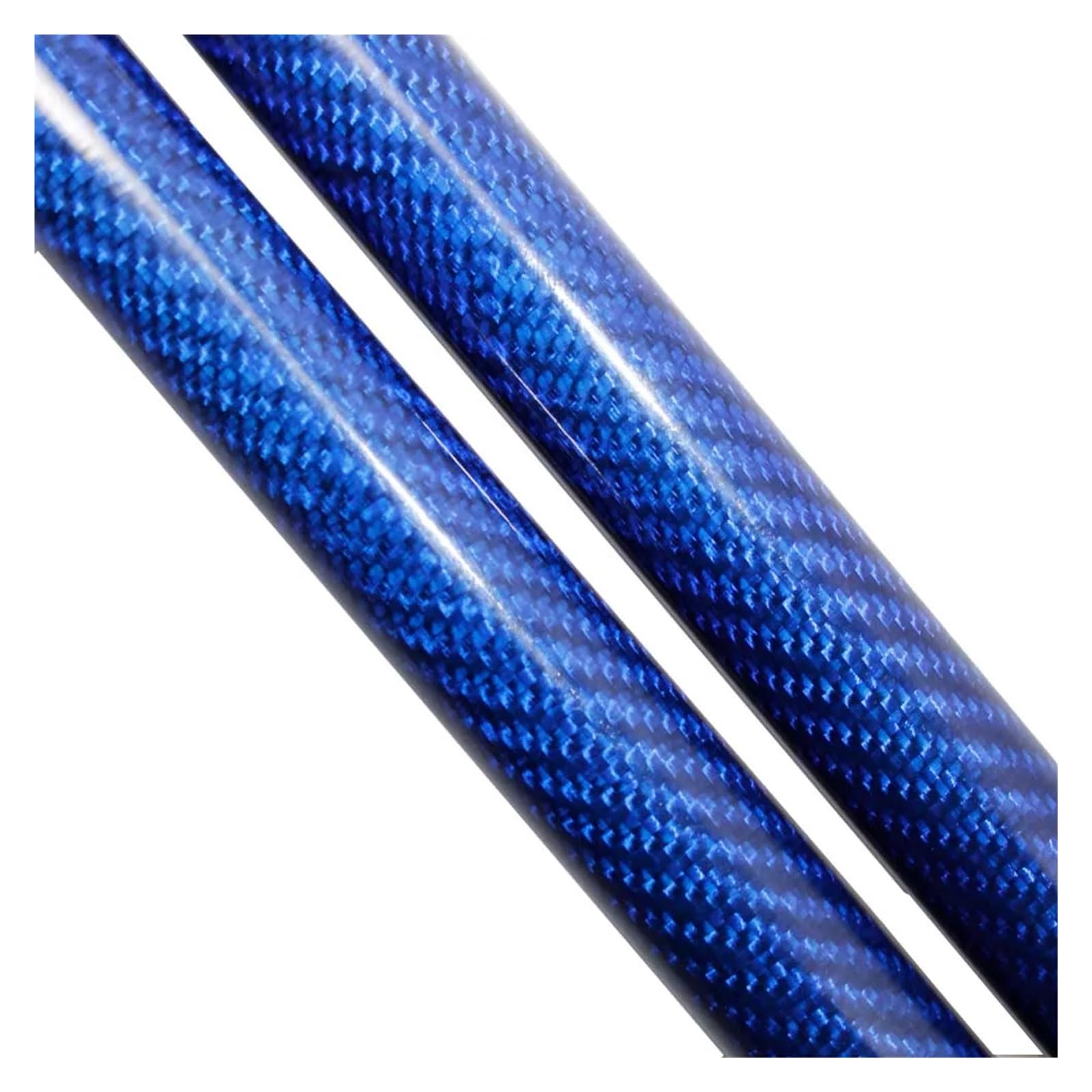 VBKSLVRL Haubenstreben kompatibel for Lincoln MKX U388 2006-2013 2014 2015 Fronthaubendämpfer Modifizieren Hubstützen Federstoßdämpfer Stützstange(Carbon Fiber Blue) von VBKSLVRL