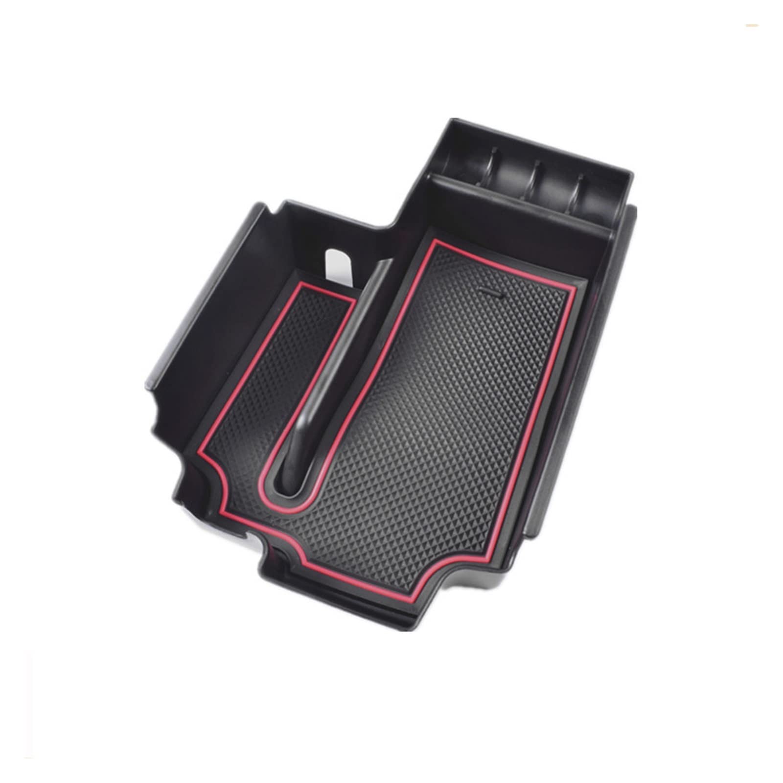 Kompatibel Mit 5 Series G30 G31 2020 2021 Auto-Mittelkonsolen-Organizer-Fach Armlehnen-Aufbewahrungsbox Innenausstattung Auto Center Console Tray(Red) von VBNYBA