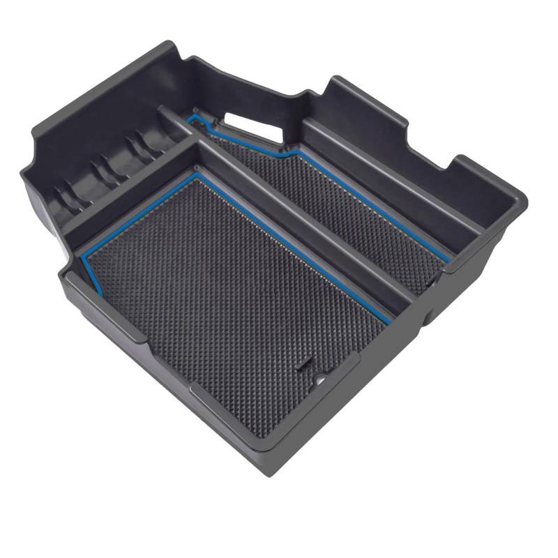 Kompatibel Mit Chevrolet Für Traverse 2018 2019 2020 2021 2022 2023. Auto-Innenraum-Mittelkonsolen-Organizer-Fach, Sekundäre Armlehnen-Aufbewahrung Auto Center Console Tray(Blue) von VBNYBA