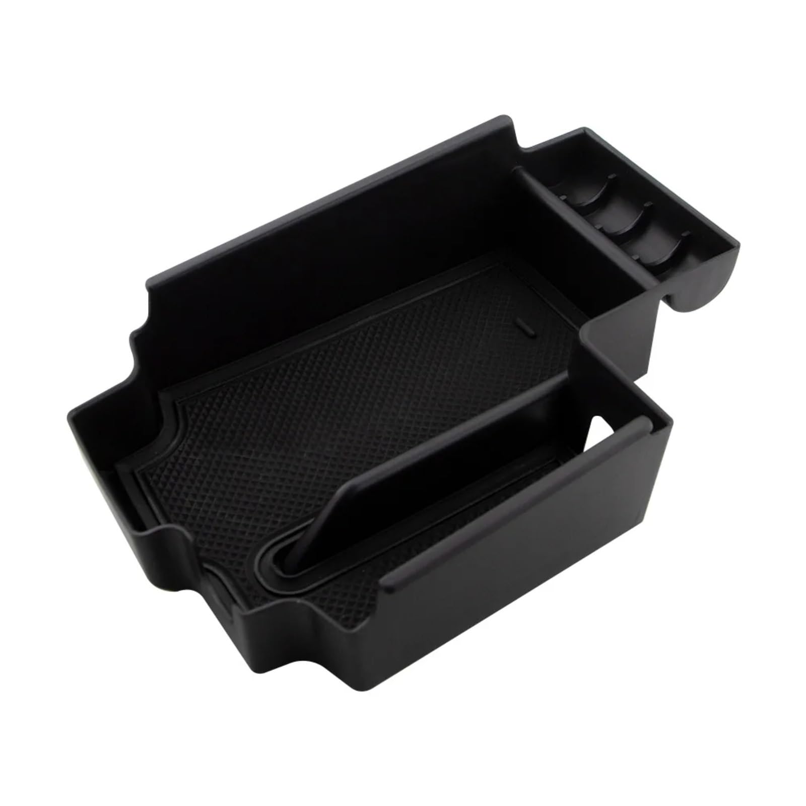 Kompatibel Mit Für 5er-Serie Für G30 G31 2020 2021 2022 2023, Auto-Armlehnen-Aufbewahrungsbox, Tablett, Zentraler Konsolenhalter, Container-Organizer Auto Center Console Tray(Black Line) von VBNYBA