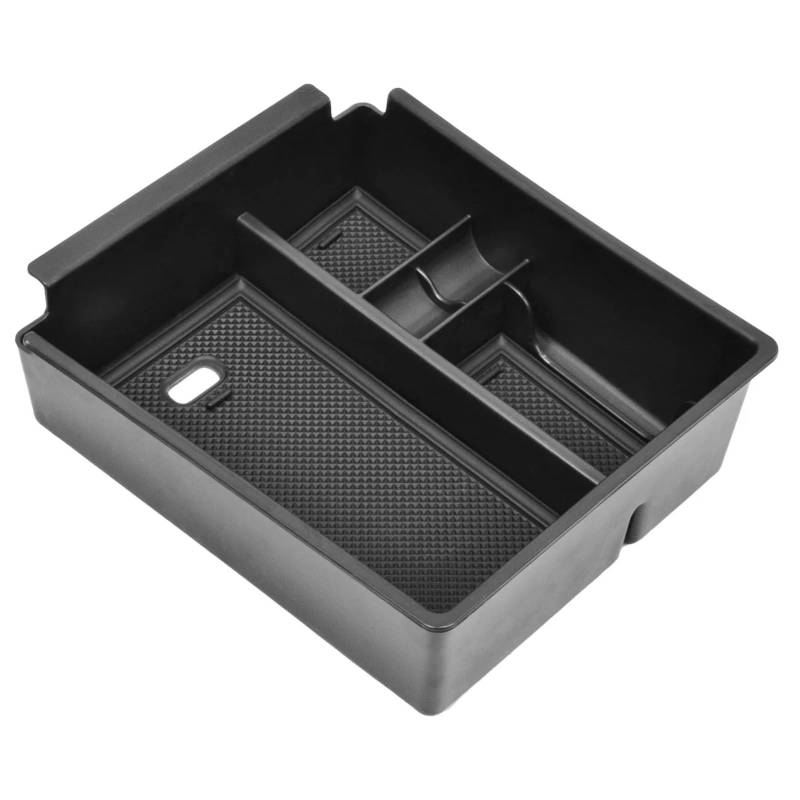 Kompatibel Mit Hyundai Für Tucson NX4 2022 2023, Auto-Mittelarmlehnen-Aufbewahrungsbox, Mittelkonsole, Organizer, Behälter, Zubehör Auto Center Console Tray(Black) von VBNYBA