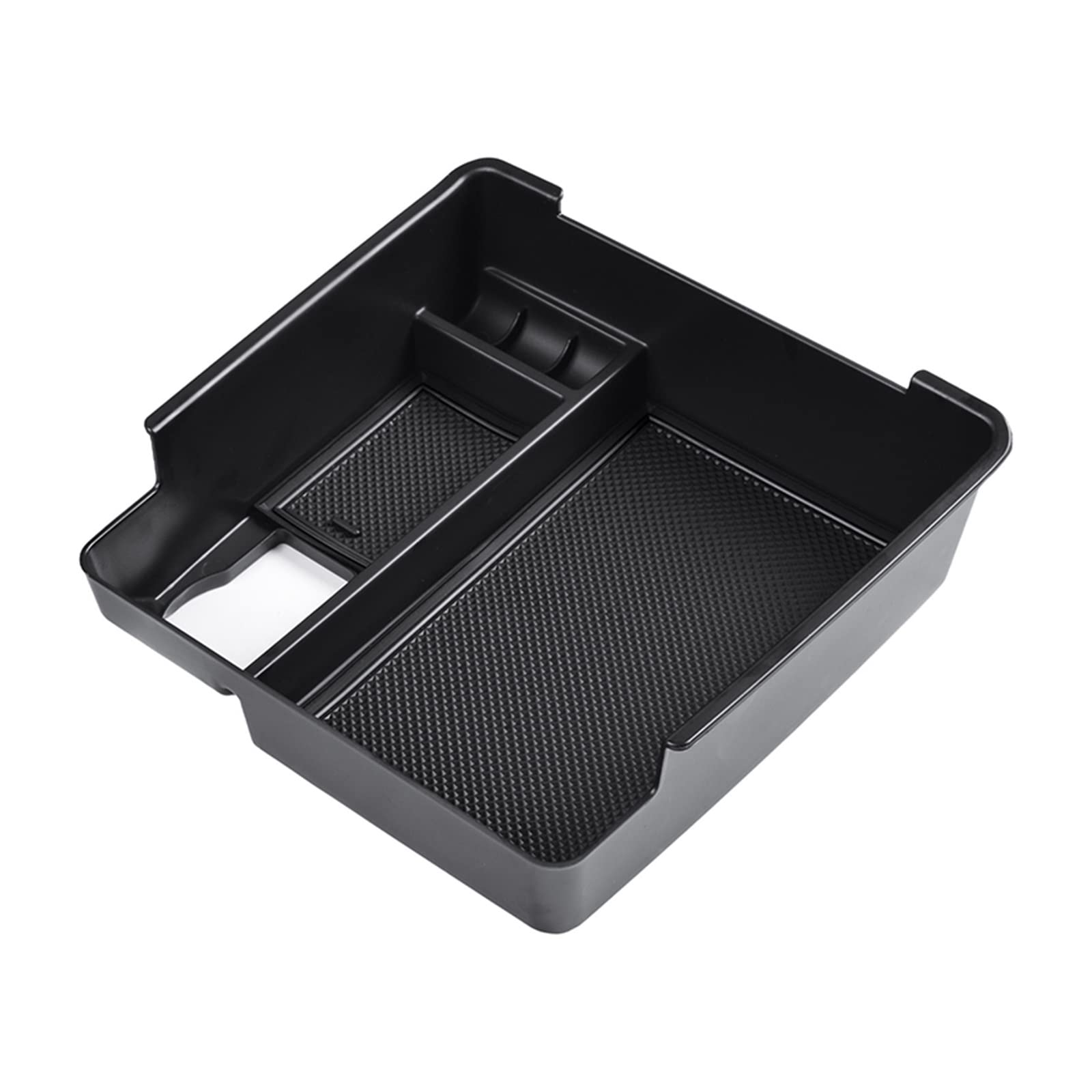 Kompatibel Mit Nissan Für Frontier 2022 2023 Auto Mittelkonsole Armlehne Aufbewahrungsbox Organizer Tablett Innenausstattung Zubehör Auto Center Console Tray(Black) von VBNYBA