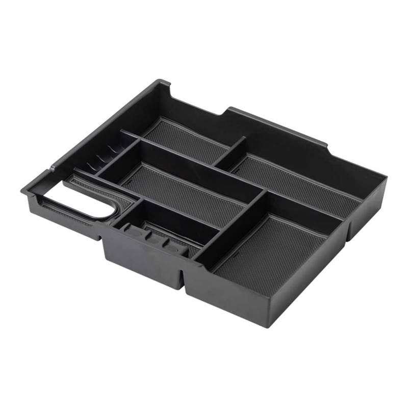 Kompatibel Mit Toyota Für Tundra 2014 2015 2016 2017 2018 2019 2020 Auto Mittelkonsole Armlehne Aufbewahrungsbox Organizer Container Autozubehör Auto Center Console Tray(Black) von VBNYBA