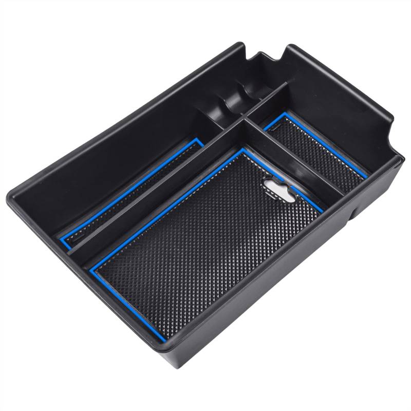 Mittelkonsolen-Organizer Konsolen-Aufbewahrungsbox Kompatibel Mit Hyundai Für Sonata DN8 10. 2020 2021 2022 2023 Armlehnen-Organizer Auto Center Console Tray(2) von VBNYBA