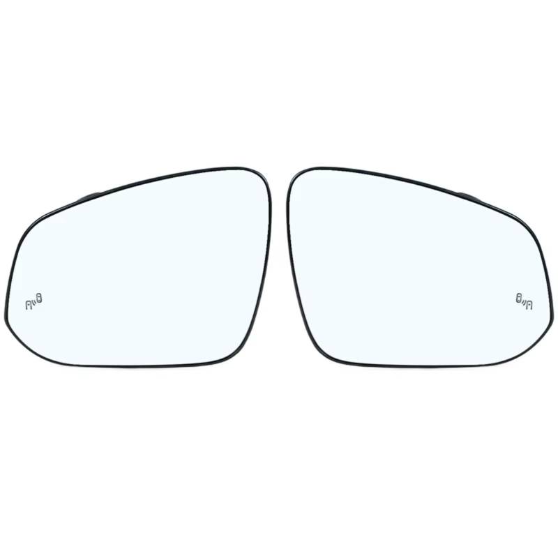 Seitenrückspiegelglas Kompatibel Mit Toyota Für Rav4 2014 2015 OEM: 4M0857535G 4M0857536G Auto-Seitenspiegelglas, Autozubehör, Rückspiegel-Glaslinse(1 pair) von VBNYBA