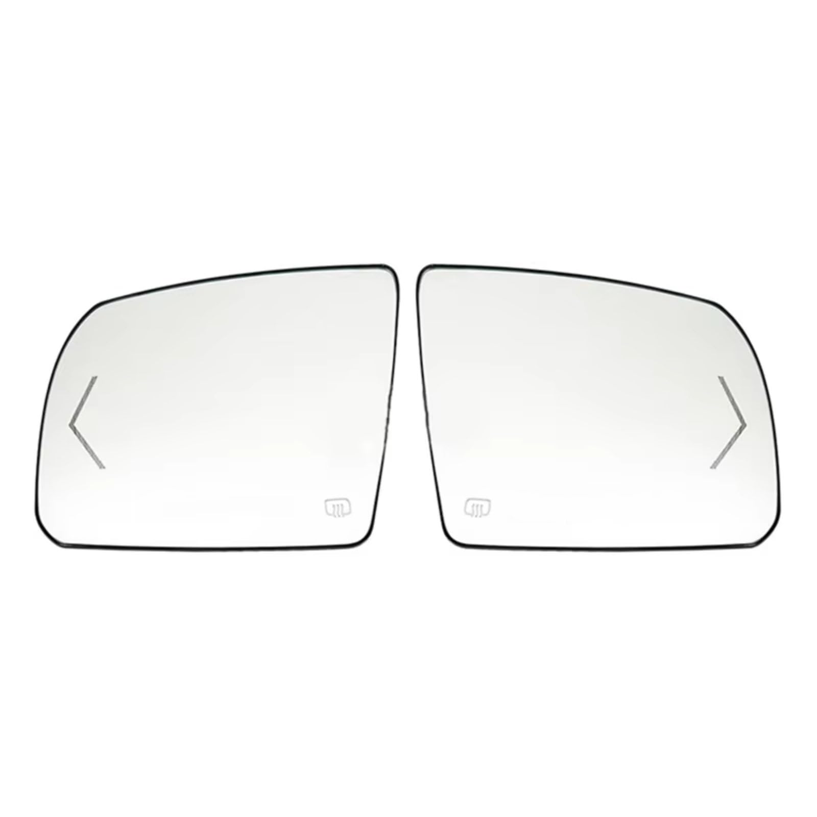 Seitenrückspiegelglas Kompatibel Mit Toyota Für Tundra 2007–2020 Für Sequoia 2008–2017 OEM: 87906-0C032 87903-0C032 Beheizte Außenrückspiegel-Glaslinse Für Das Auto(B) von VBNYBA