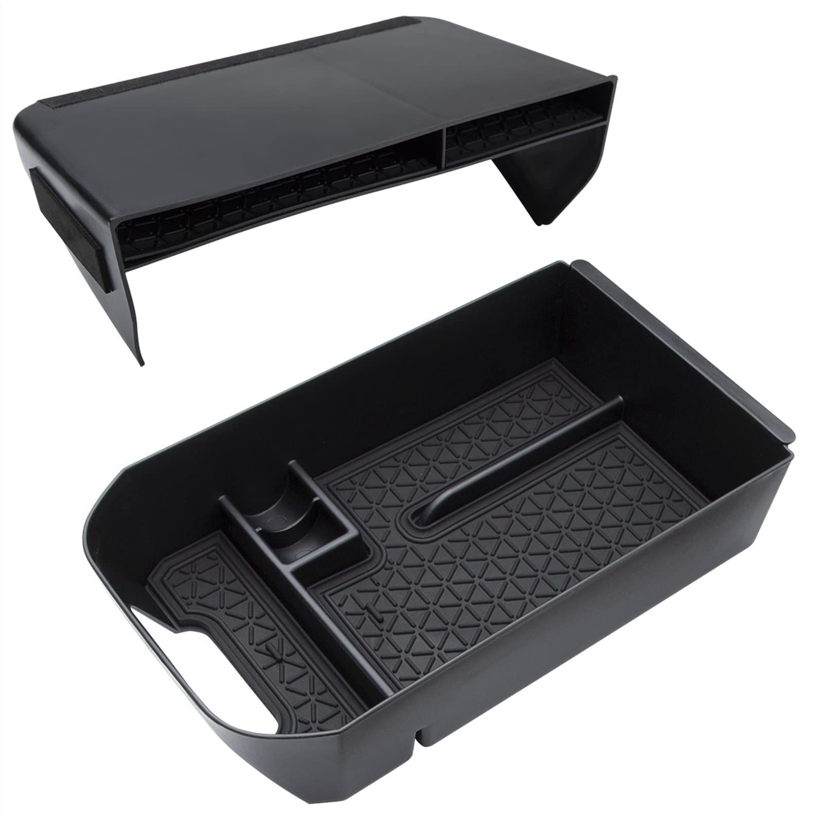 VBNYBA Auto Mittelkonsole Armlehne Aufbewahrungsbox Organizer Tablett Autozubehör Innenausstattung, Kompatibel Mit Toyota Für RAV4 2019 2020 2021 2022 Auto Center Console Tray von VBNYBA