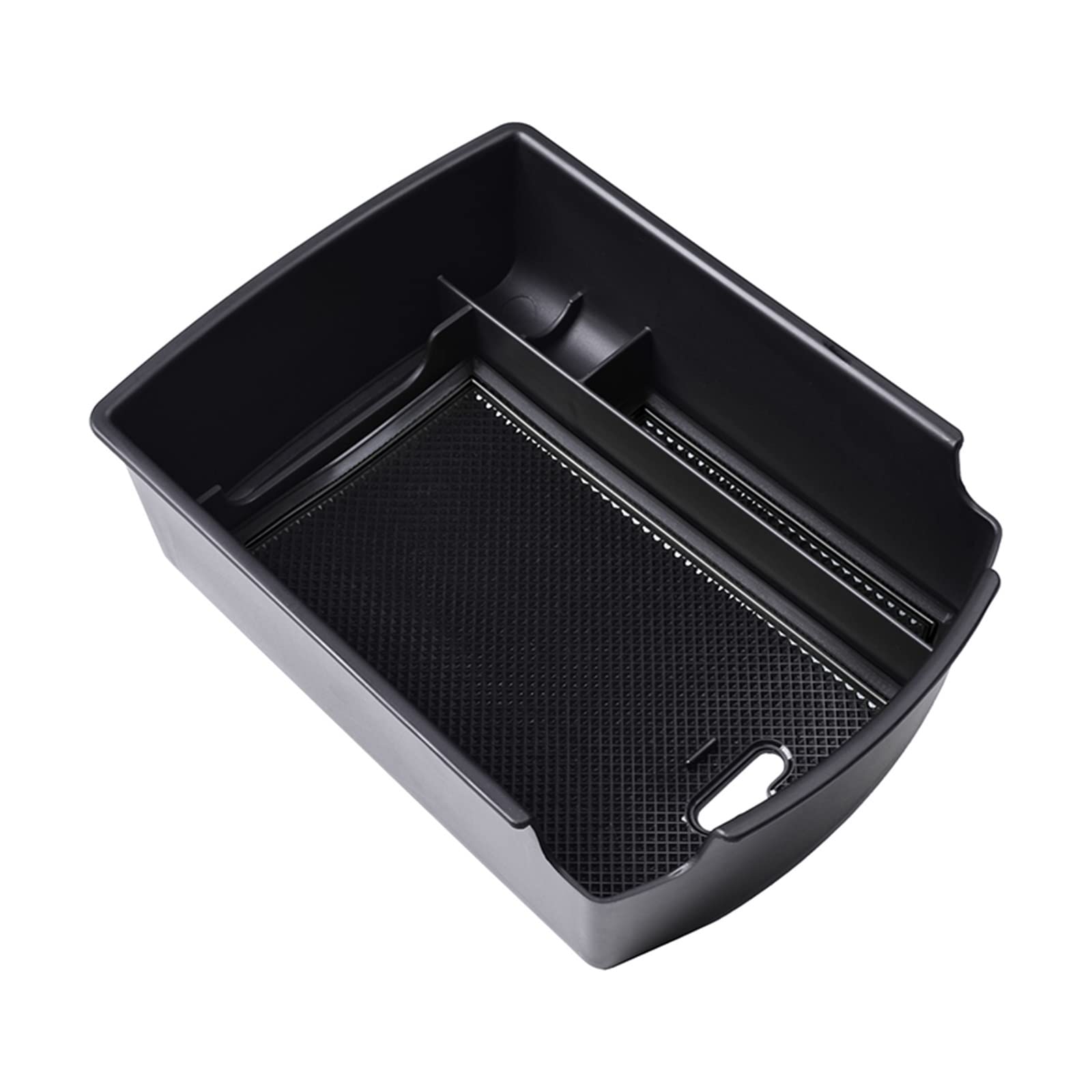 VBNYBA Auto-Mittelkonsolen-Aufbewahrungsbox-Organizer-Fach Innenausstattung Kompatibel Mit K&ia Für Soul 2020 2021 2022 2023 Auto Center Console Tray(Black) von VBNYBA