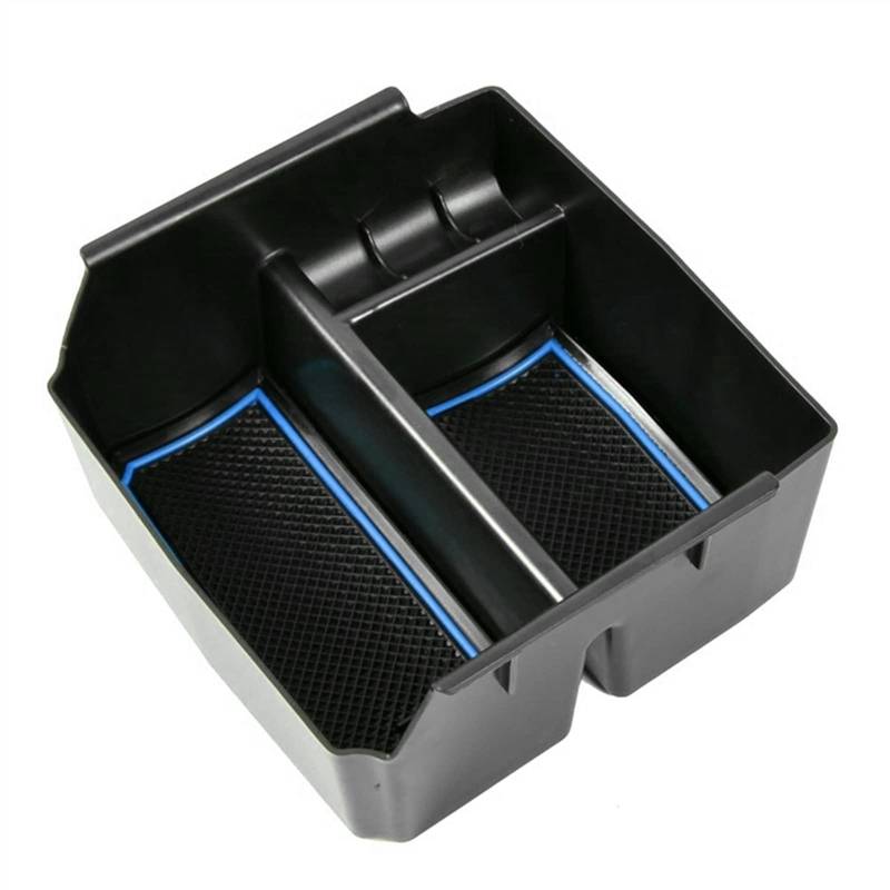 VBNYBA Auto-Mittelkonsolen-Organizer-Fach, Konsolenbox, Kompatibel Mit Jeep Für Wrangler JK JKU 2011 2012 2013 2014 2015 2016 2017 2018 Zubehör Auto Center Console Tray(Blue) von VBNYBA