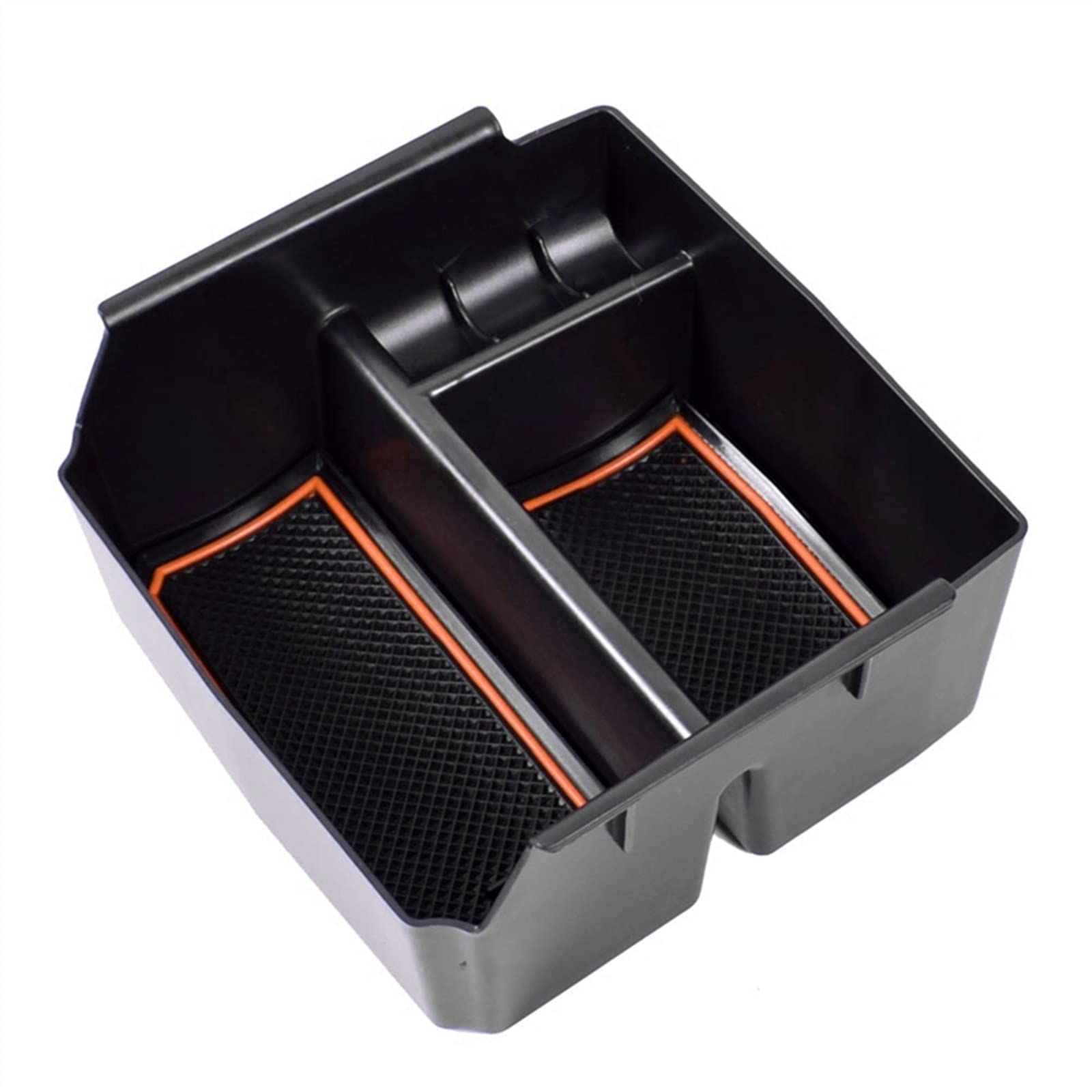 VBNYBA Auto-Mittelkonsolen-Organizer-Fach, Konsolenbox, Kompatibel Mit Jeep Für Wrangler JK JKU 2011 2012 2013 2014 2015 2016 2017 2018 Zubehör Auto Center Console Tray(Orange) von VBNYBA