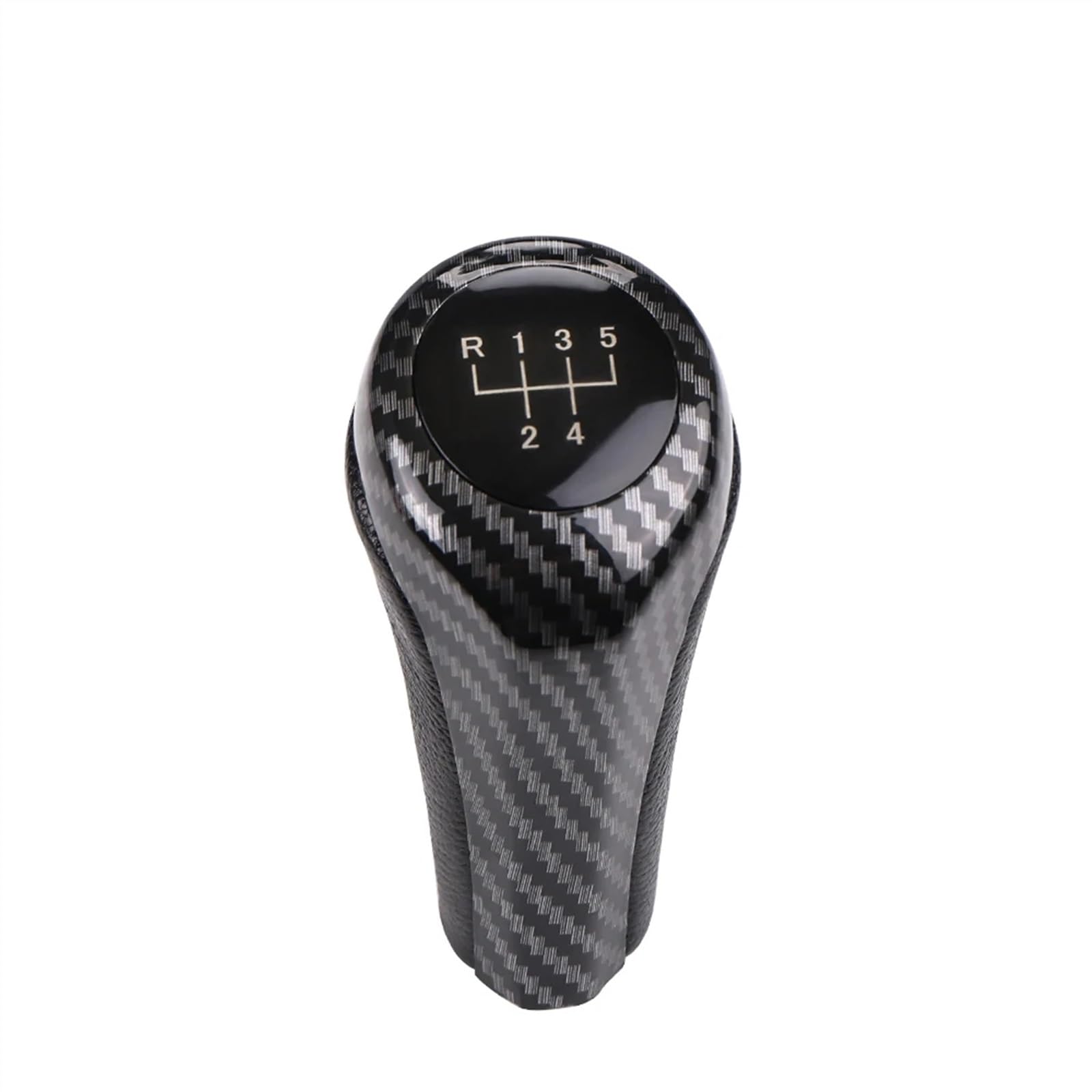 VBNYBA Auto Schalthebelknauf Kompatibel Mit 1 3 5 6 Series E46 E53 E60 E61 E63 E81 E82 E83 E84 E87 E90 E91 E92 Car 5 6 Speed ​​Gear Stick Shift Knob(5-Speed) von VBNYBA