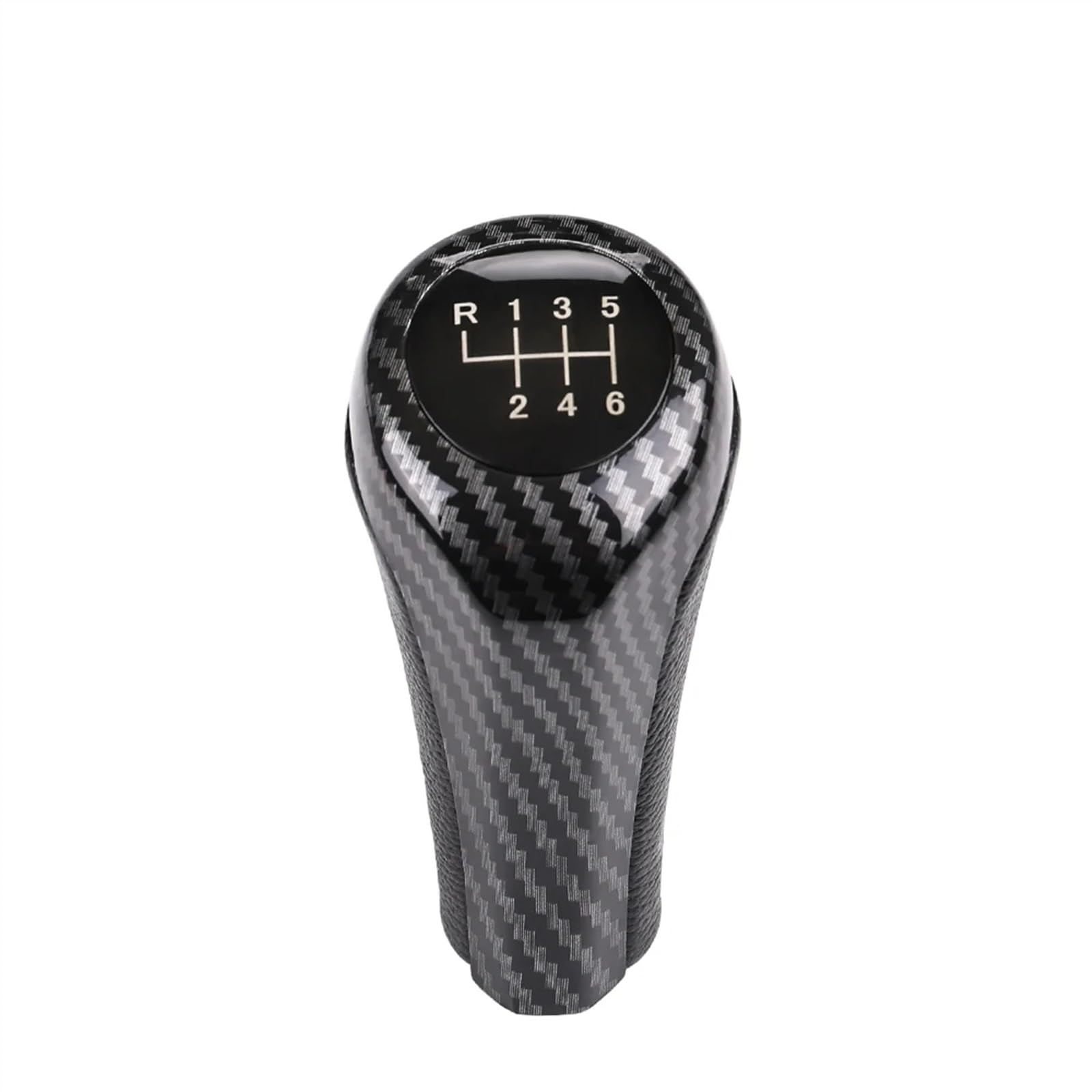 VBNYBA Auto Schalthebelknauf Kompatibel Mit 1 3 5 6 Series E46 E53 E60 E61 E63 E81 E82 E83 E84 E87 E90 E91 E92 Car 5 6 Speed ​​Gear Stick Shift Knob(6-Speed) von VBNYBA