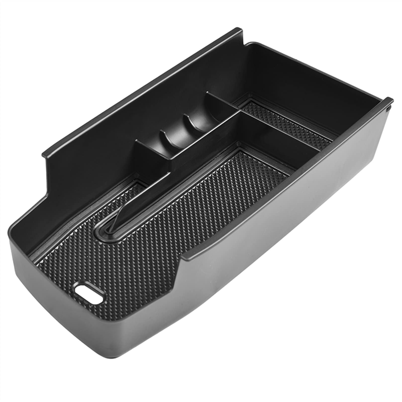 VBNYBA Car Center Console Tray Organizer Box Kompatibel Mit Chevy Für Bolt EUV Für Bolt EV 2022 2023 Innenzubehör Insert Organizer Auto Center Console Tray(Black) von VBNYBA