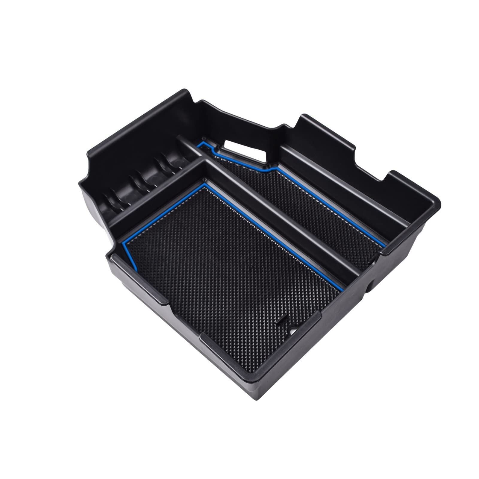 VBNYBA Kompatibel Mit Chevy Für Traverse 2018 2019 2020 2021 2022 2023 Auto Mittelkonsole Armlehne Organizer Tablett Aufbewahrungsbox Zum Verstauen Von Zubehör Auto Center Console Tray(Blue) von VBNYBA