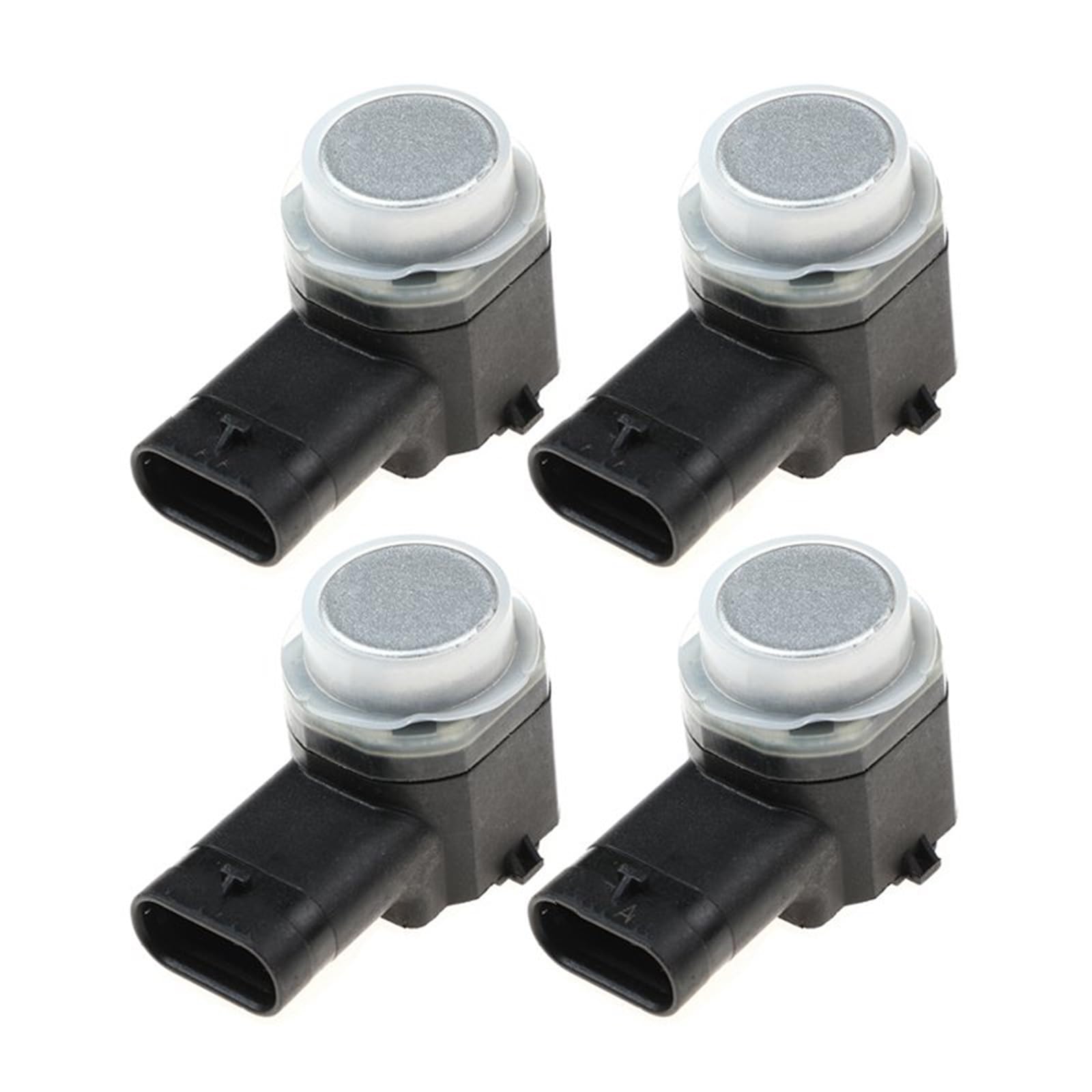 VBNYBA Kompatibel Mit Ford Auto Pdc Assist Objekt Einparkhilfe Sensor Reverse Assist Radar Einparkhilfe Cj5t15k859aaw Parksensor PDC(Silver,4pcs) von VBNYBA