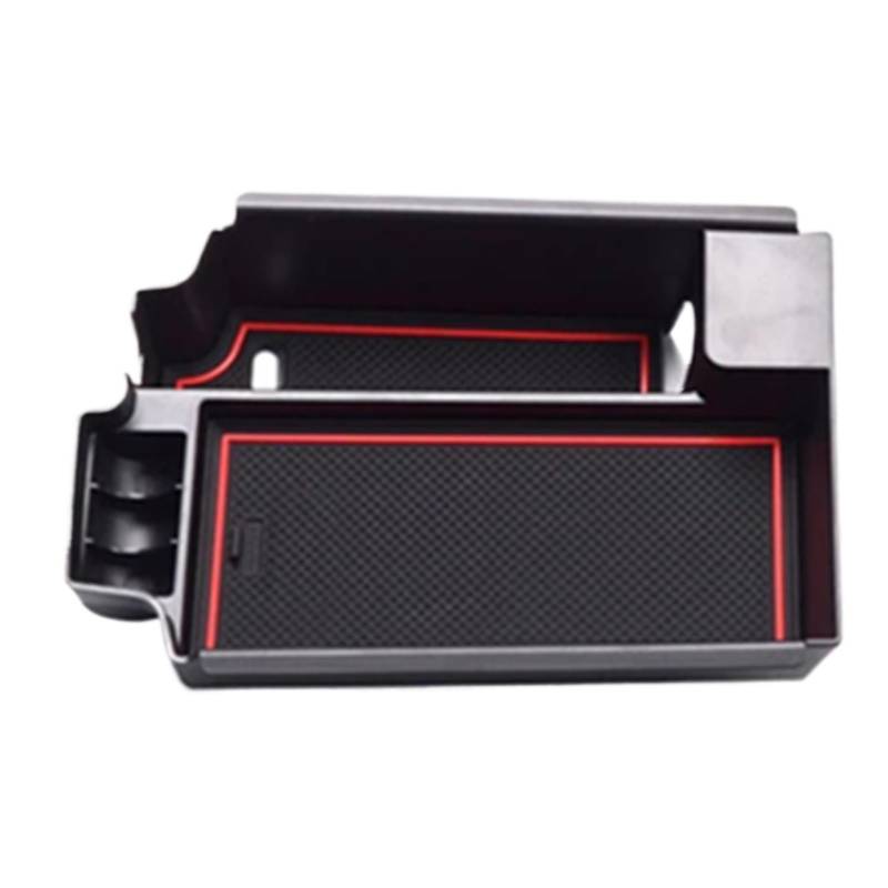 VBNYBA Kompatibel Mit Für 5 6 Series Für G30 G31 2018 2019 Auto-Mittelarmlehnen-Aufbewahrungsbox Mittelkonsole Kleinigkeiten Organizer Box Zubehör Auto Center Console Tray von VBNYBA