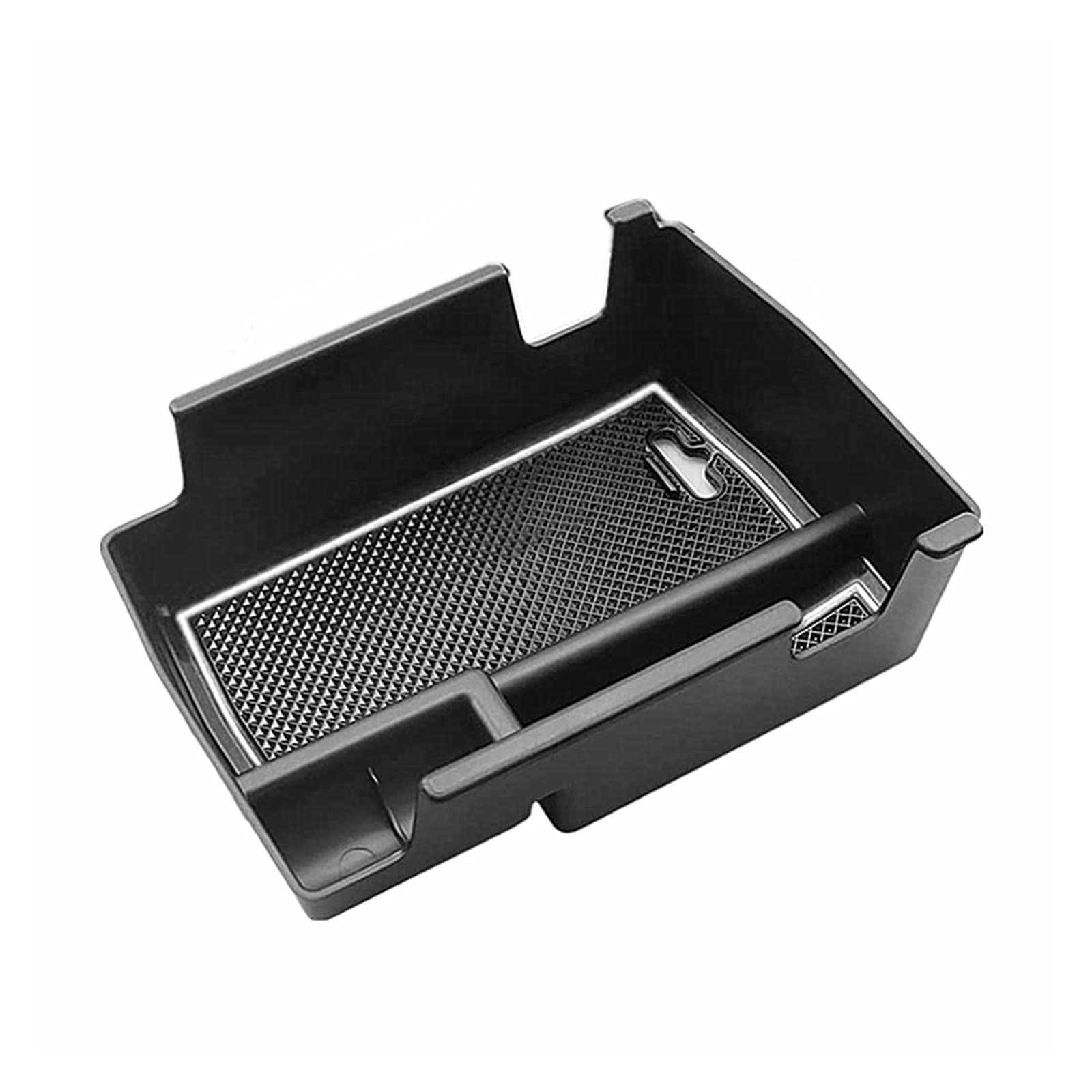 VBNYBA Kompatibel Mit Jeep Für Compass 2021 2022 2023 Auto-Mittelkonsolen-Organizer-Fach Armlehnen-Aufbewahrungsbox Konsolen-Sammelbox Auto Center Console Tray von VBNYBA