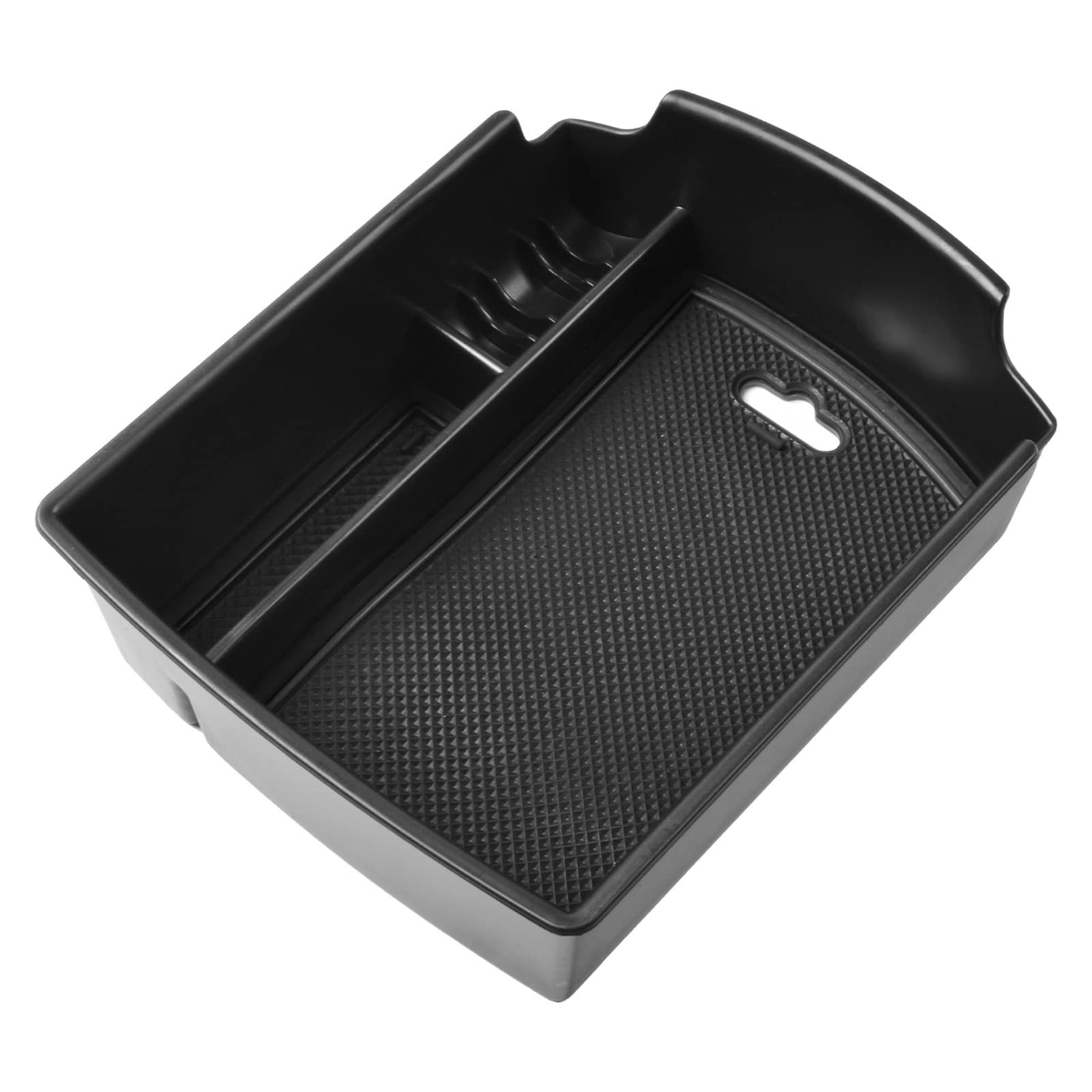 VBNYBA Kompatibel Mit K&ia Für Soul 2020 2021 2022 2023 Auto Center Console Organizer Tray Aufbewahrungsbox Sekundäre Armlehne Einsetzen Auto Center Console Tray(Black) von VBNYBA