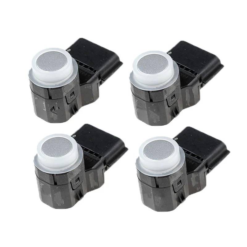 VBNYBA Kompatibel Mit Kia Auto Pdc Parksensor Parktronic Ultraschallsensor Auto Einparkhilfe Objektsensor 96890c1200 Parksensor PDC(Sliver,4pcs) von VBNYBA