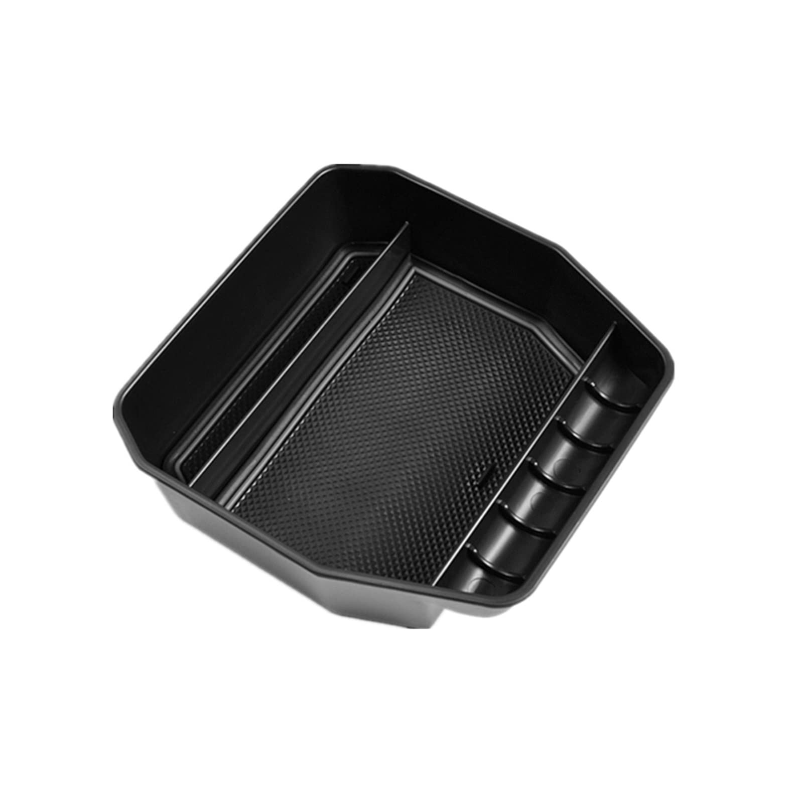 VBNYBA Kompatibel Mit Land Für Rover Für Defender 90 110 2020 2021 Auto Mittelarmlehne Aufbewahrungsbox Organizer Tary Zubehör Auto Center Console Tray(Black) von VBNYBA