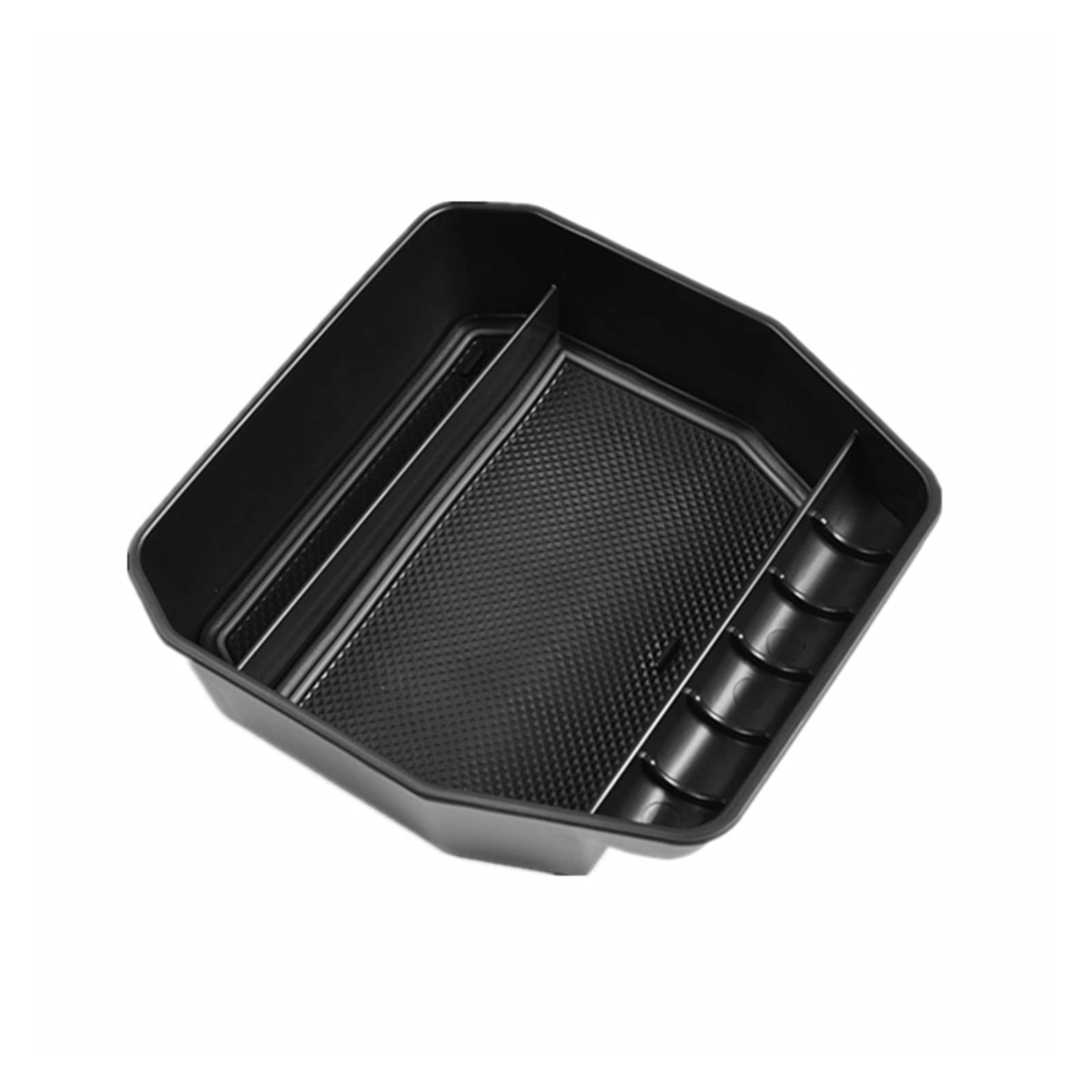 VBNYBA Kompatibel Mit Land Für Rover Für Defender 90 110 2020 2021 Car Center Console Organizer Tablett Armlehne Aufbewahrungsbox Innenausstattung Auto Center Console Tray(Black) von VBNYBA