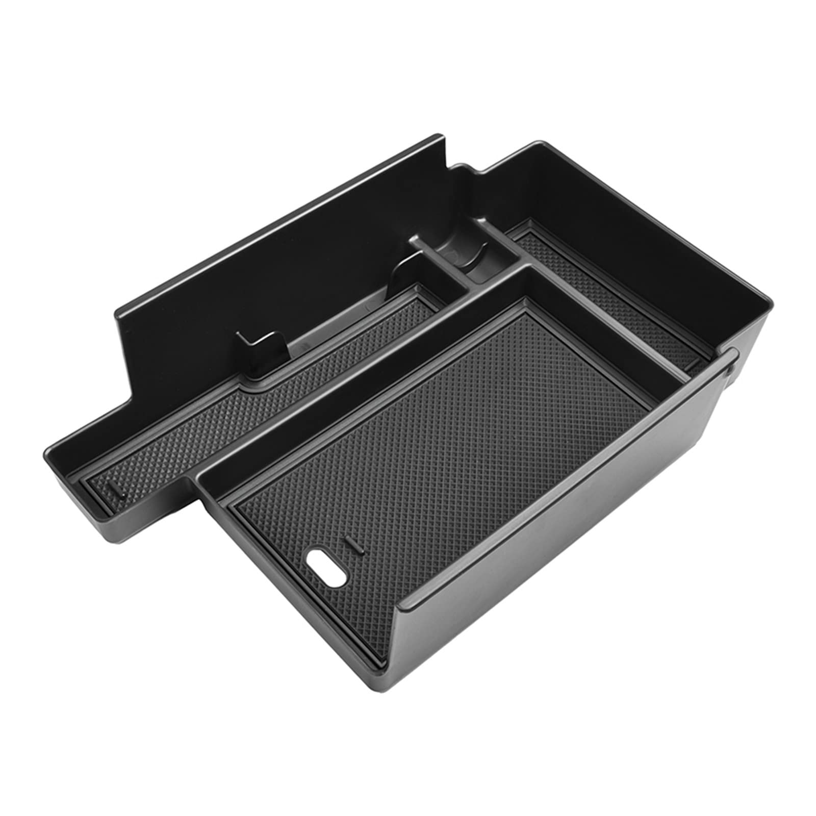 VBNYBA Kompatibel Mit Nissan Für Pathfinder 2022 2023 Auto Armlehnenbox Mittelkonsole Aufbewahrungsbox Organizer Tablett Zubehör Auto Center Console Tray(Black) von VBNYBA