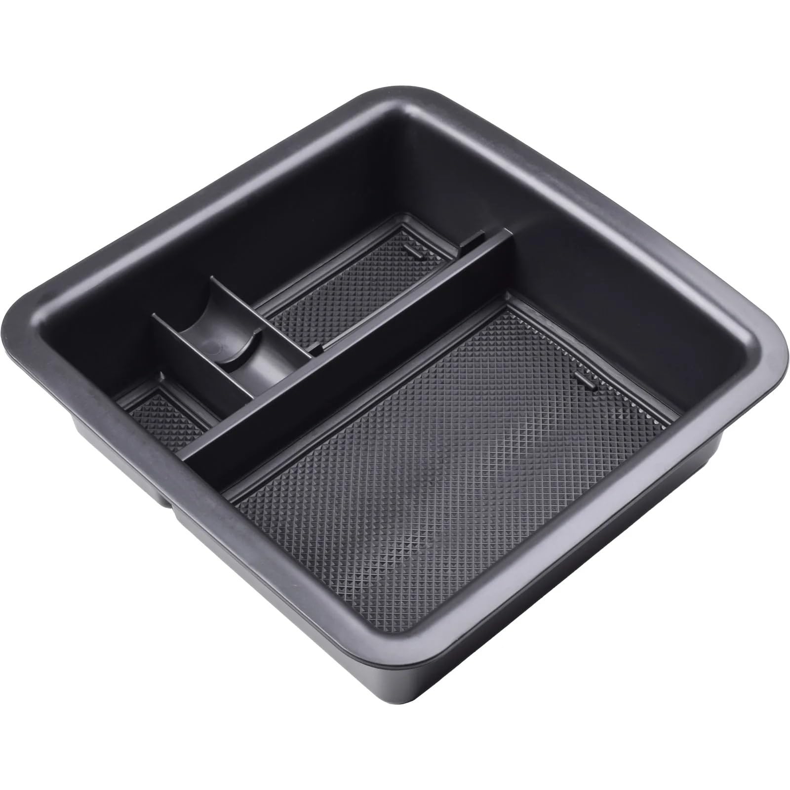 VBNYBA Kompatibel Mit Toyota Für FJ Für Cruiser 2017 2018 2019 2020 2021, Auto-Einsatz, Mittelkonsolen-Organizer, Armlehnenbox, Ablagefach, Münzbehälter Auto Center Console Tray(Black) von VBNYBA