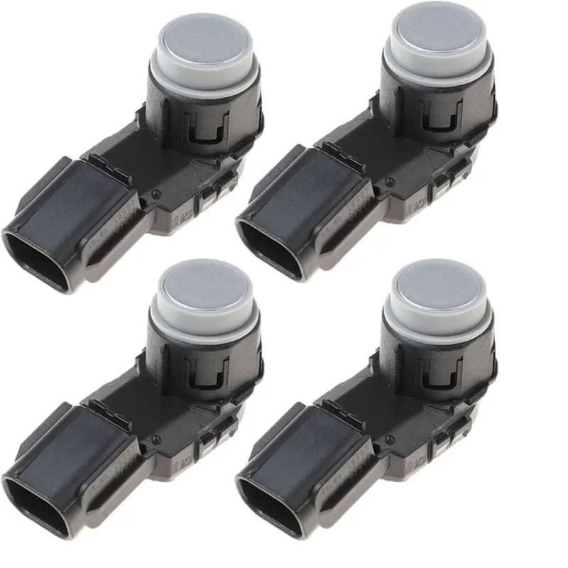 VBNYBA Kompatibel Mit Toyota Für Mark X Grx133 Grx135 2016 2017 2018 Auto-PDC-Parksensor Parkradar Einparkhilfe 8934160060 Parksensor PDC(Silver,4pcs) von VBNYBA