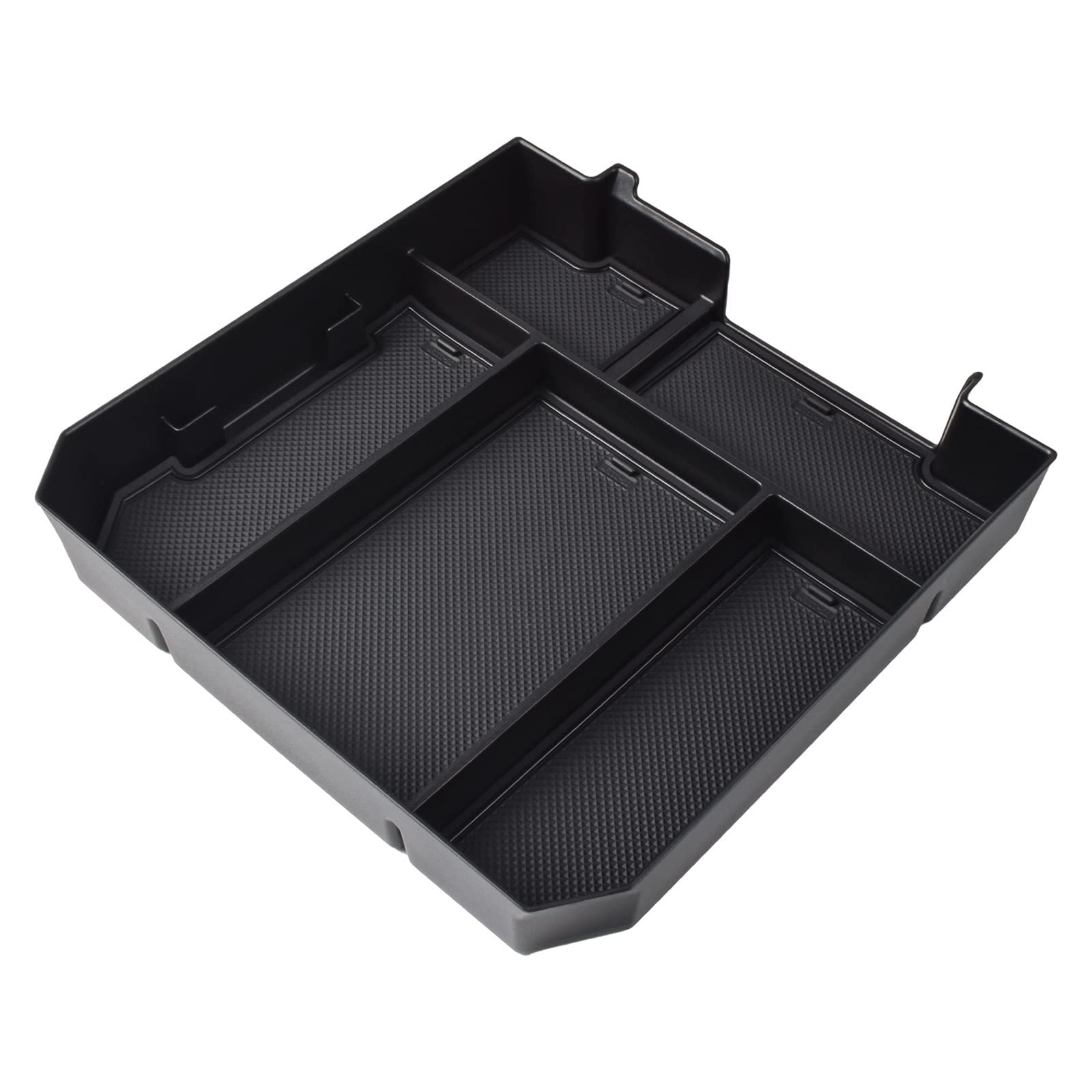 VBNYBA Kompatibel Mit Toyota Für Tundra 2022 2023 Armlehnen-Organizer-Fach Für Die Mittelkonsole Im Auto, Sekundärer Einsatz, Versteckte Schublade Auto Center Console Tray(Black) von VBNYBA