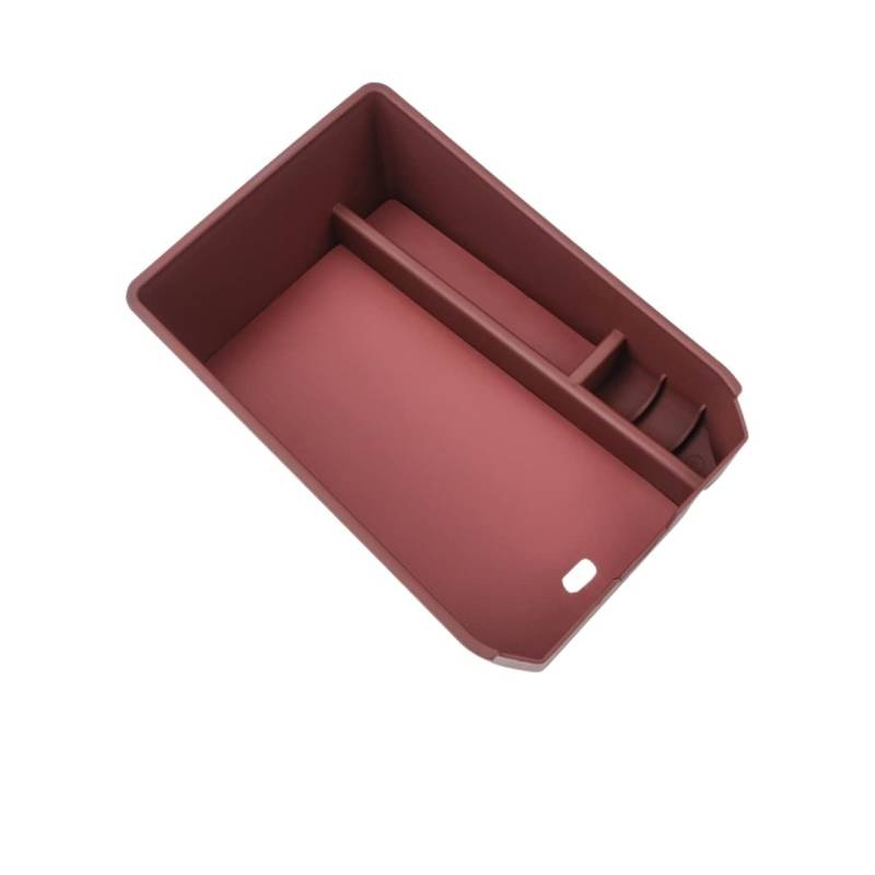 VBNYBA Kompatibel Mit X3 G02 Für X4 G01 2018-2019 2020 2021 2022 Auto-Mittelkonsolen-Organizer-Fach Armlehnen-Aufbewahrungsbox Auto Center Console Tray(Red) von VBNYBA