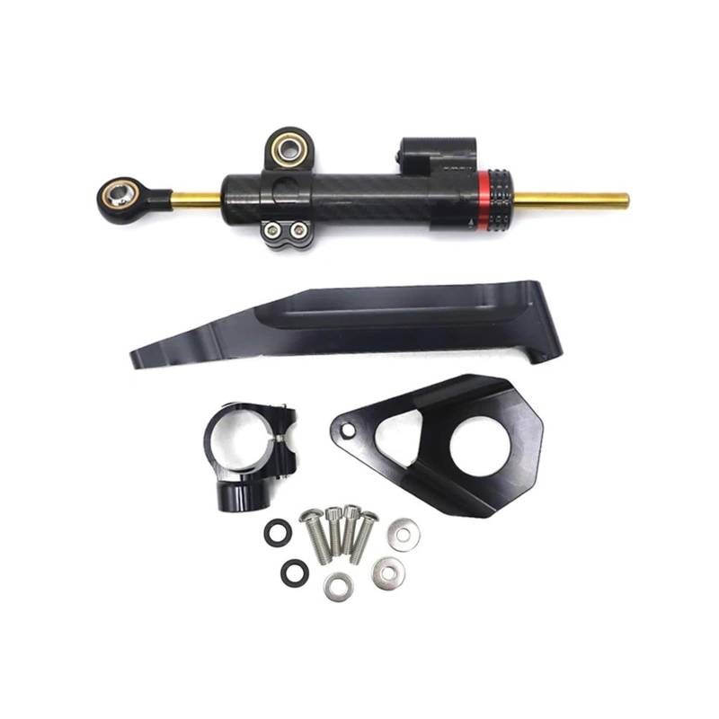 VBNYBA Motorrad Dämpfer Stabilisator Kompatibel Mit CBR600RR 2005-2006 Motorradstabilisator-Lenkungsdämpferhalterungssatz Dämpferunterstützungssatz Moto-Lenkungsdämpferstoßdämpfer(C) von VBNYBA