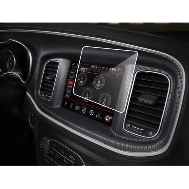 VBNYBA Navigation Schutzfolie Kompatibel Mit Dodge Für Charger 2015 2016 2017 2018 2019 Auto-Displayschutzfolie Auto-Displayschutzfolie Auto-GPS Gehärtetes Glas Schutzfolie von VBNYBA