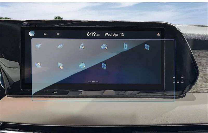 VBNYBA Navigation Schutzfolie Kompatibel Mit Hyundai Für Palisade 2023 12,3 Zoll GPS-Navigation Display-Schutzfolie PET-Folie Displayschutzfolie Refit von VBNYBA