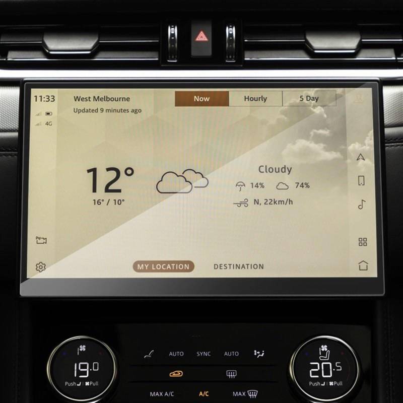 VBNYBA Navigation Schutzfolie Kompatibel Mit Jaguar Für F-Pace X761 2016 2017 2018 2019 2020 Auto-Navigations-Displayschutz, GPS-Navigationsbildschirm, Display-Schutzfolie(8inch) von VBNYBA