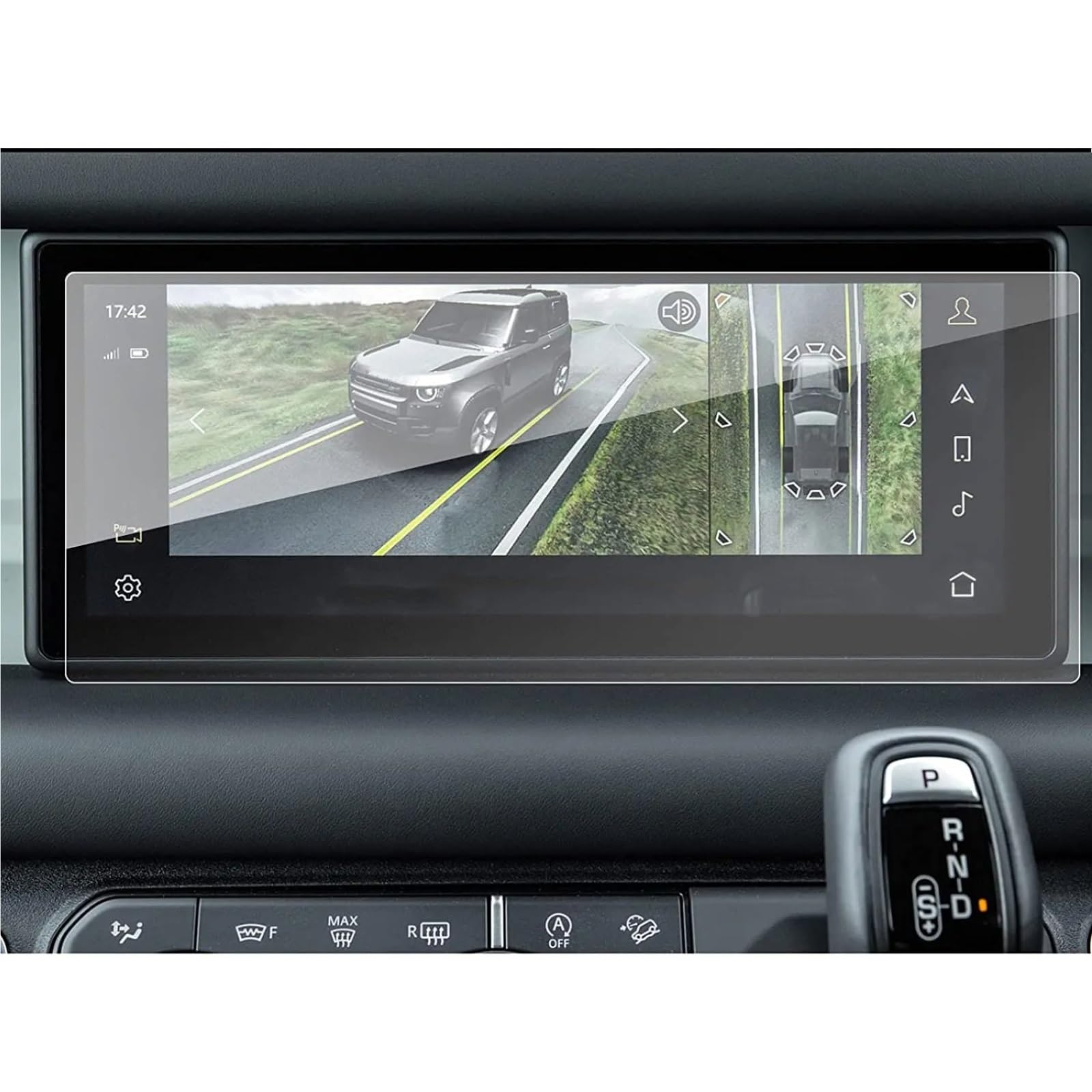 VBNYBA Navigation Schutzfolie Kompatibel Mit Land Für Rover Für Defender 90 110 2020 2021 10 Zoll Auto-GPS-Schutzfolie Auto-LCD-Center-Bildschirm Schutz Aus Gehärtetem Glas von VBNYBA