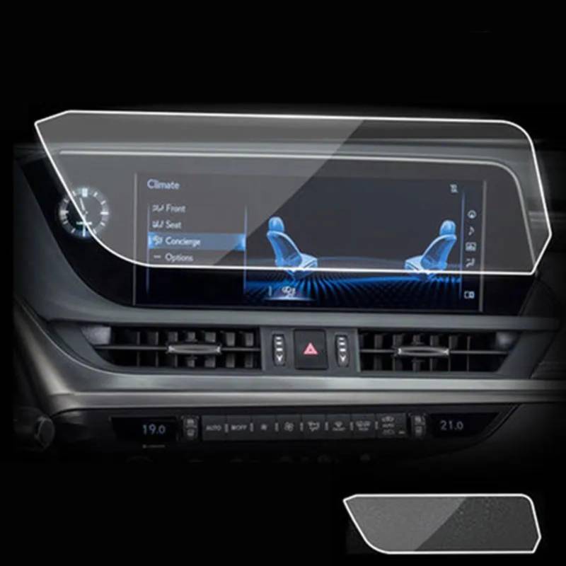 VBNYBA Navigation Schutzfolie Kompatibel Mit Lexus Für ES200 ES260 ES300h 2017 2018 2019 2020 Auto-GPS-Displayschutzfolie Displayschutzfolie Auto-GPS-Displayschutzfolie(12.3 INCH) von VBNYBA