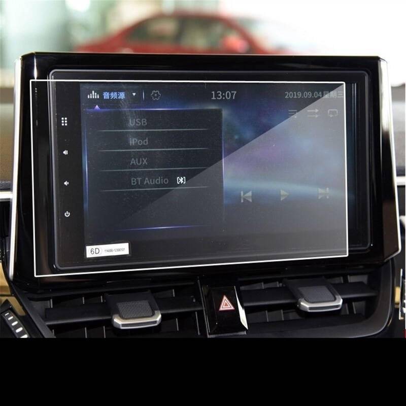 VBNYBA Navigation Schutzfolie Kompatibel Mit Toyota Für Corolla 2019, Auto-Navigations-Displayschutz, Zentraler Steuerungsbildschirm, Gehärtetes Glas, Displayschutzfolie(9inch) von VBNYBA