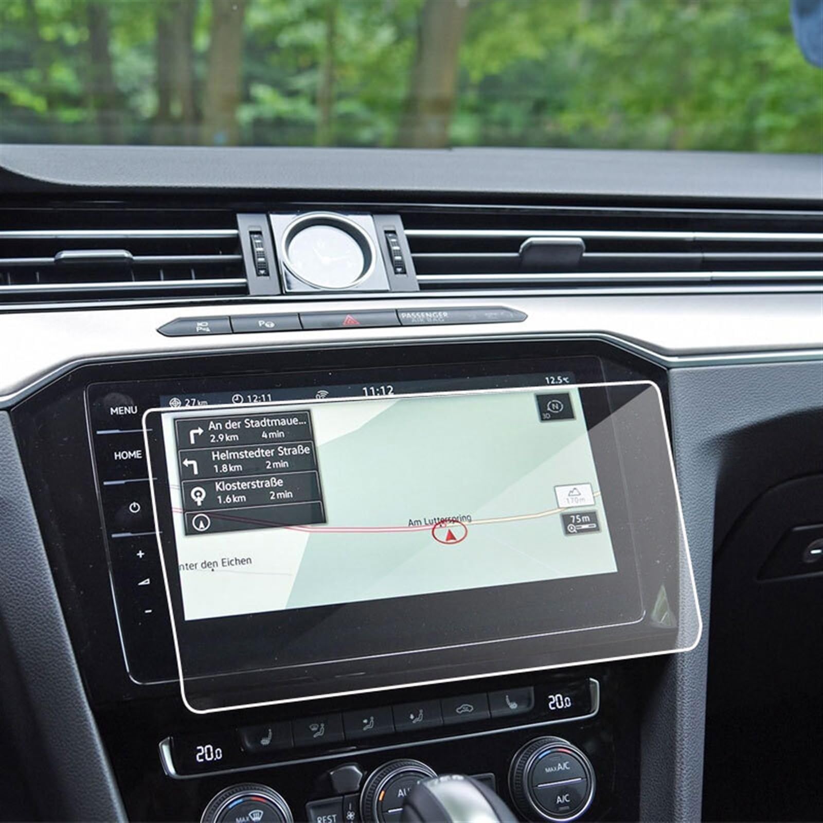 VBNYBA Navigation Schutzfolie Kompatibel Mit VW Für Arteon 2 Für Discover Pro 2018 9,2 Zoll Auto-Displayschutzfolie GPS-Navigationsbildschirm Gehärtetes Glas Schutzfolie von VBNYBA