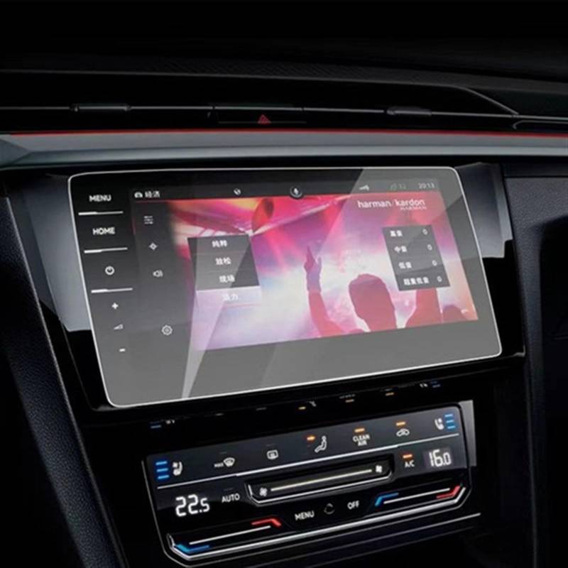 VBNYBA Navigation Schutzfolie Kompatibel Mit VW Für Arteon 2021 9,2 Zoll, Auto-Infotainment, GPS-Navigation, Gehärtetes Glas, Schutzfolie, Auto-Displayschutz, Auto-Innenraum(GPS 1 PCS) von VBNYBA