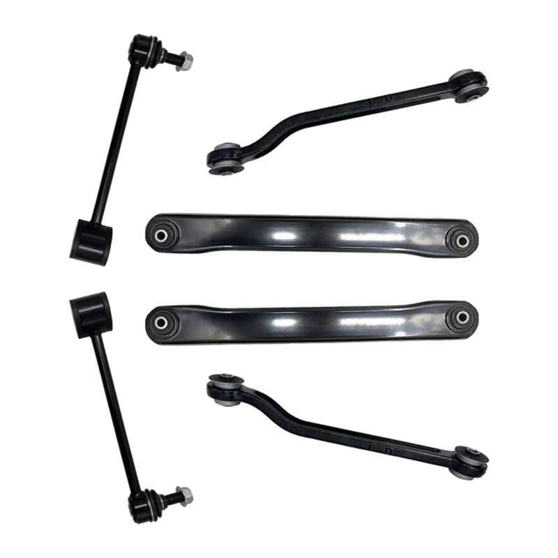 VBNYBA Querlenker Satz Kompatibel Mit Cadillac Für Escalade 2002–2012 2013 2014. 6-teiliger Hinterer Querlenker-Stabilisator-Link-Aufhängungssatz OEM: K641916 K641866 K6700 von VBNYBA